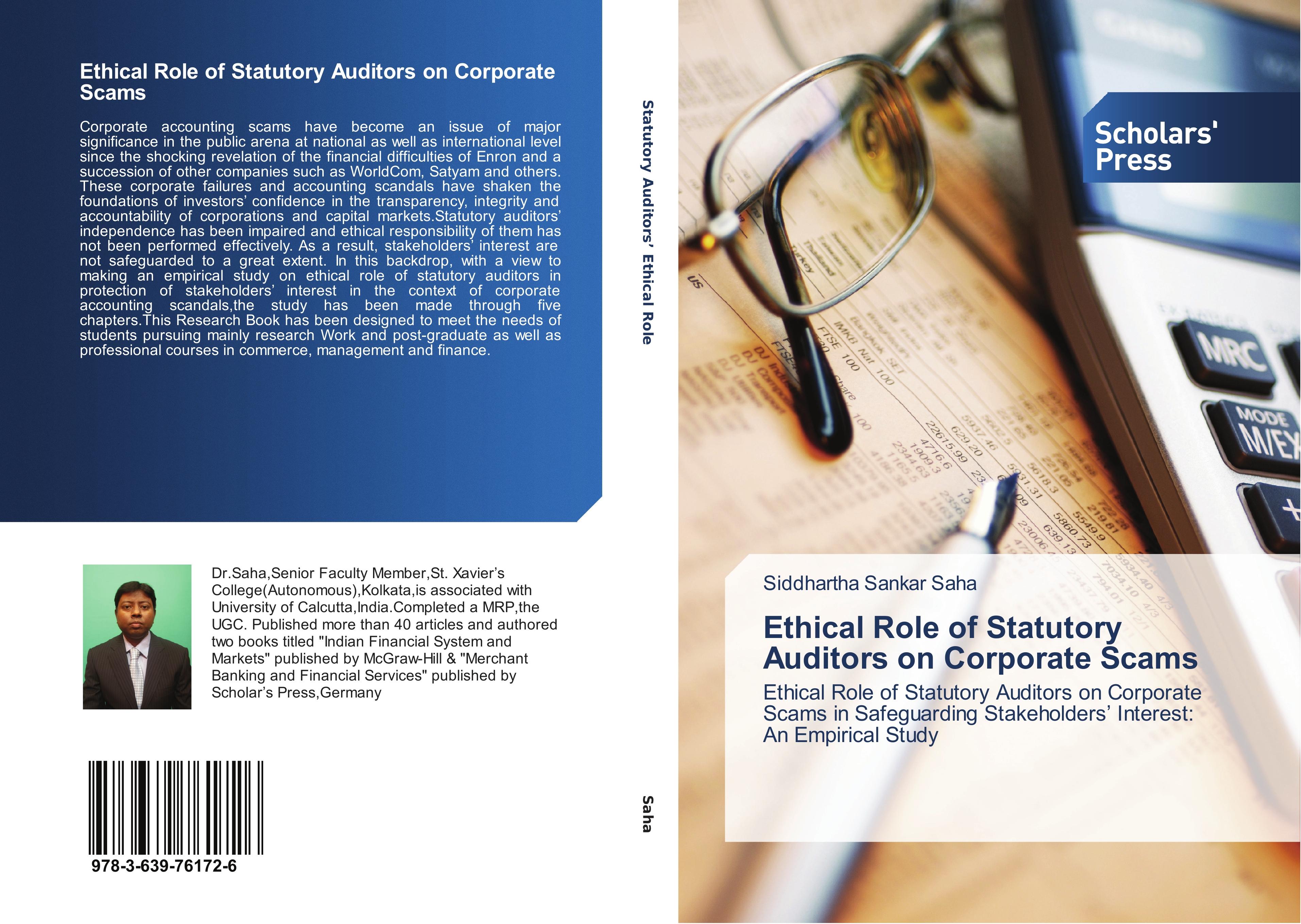 Vorderes Coverbild Ethical Role of Statutory Auditors on Corporate Scams