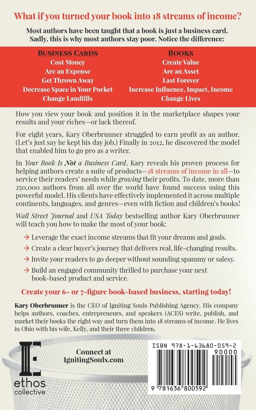 Rückseitencover Your Book is Not a Business Card