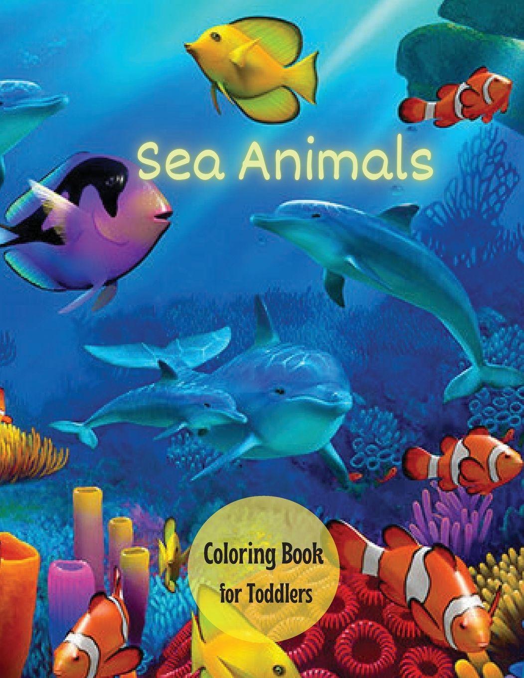 Vorderes Coverbild Sea Creatures Coloring Book for Toddlers