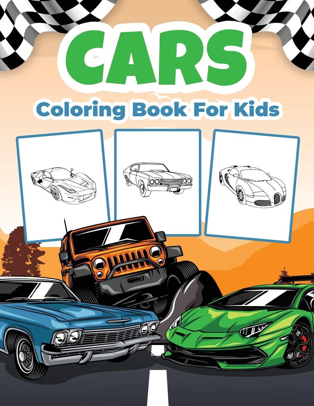 Vorderes Coverbild Cars Coloring Book for Kids