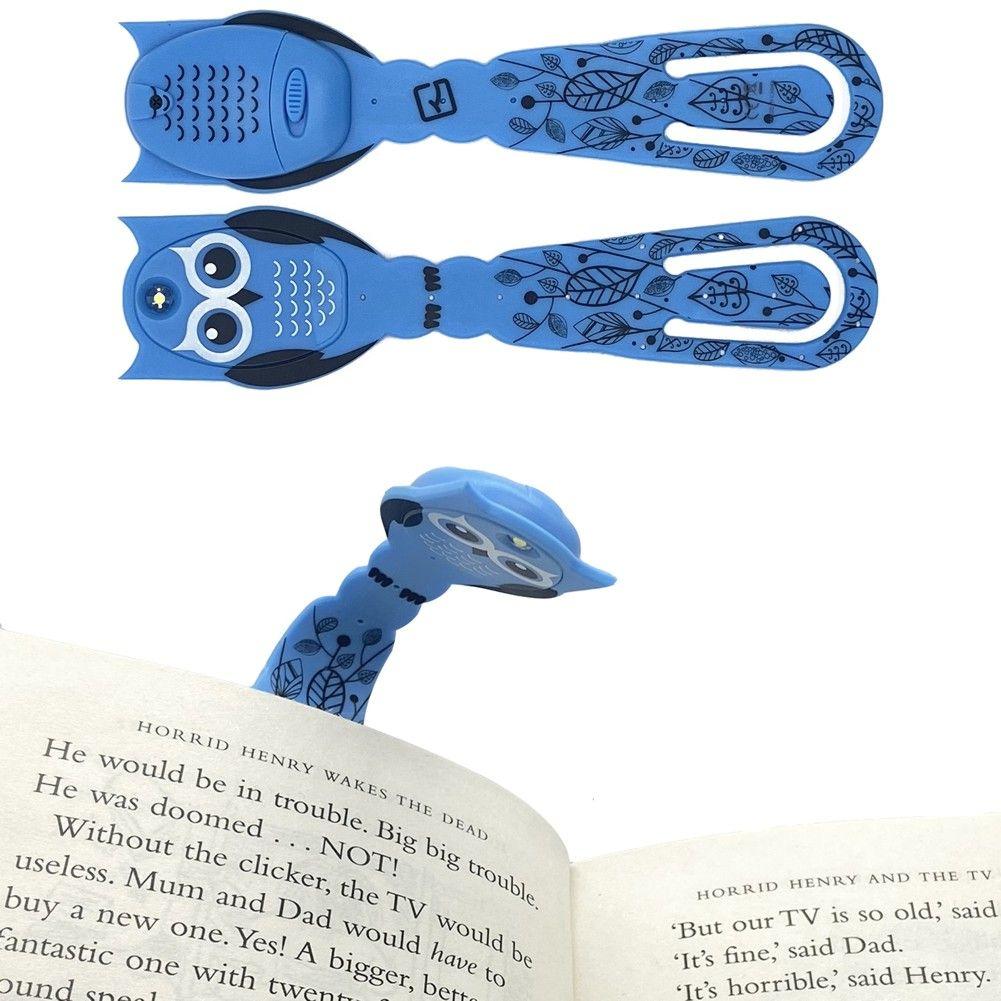 Beispielinhalt (Bild) Flexilight Animal Leselicht (Eule) | 2 in 1 Leselampe & Lesezeichen | LED Leselicht | Geschenk für Leser, Buchliebhaber | Deutsche Ausgabe