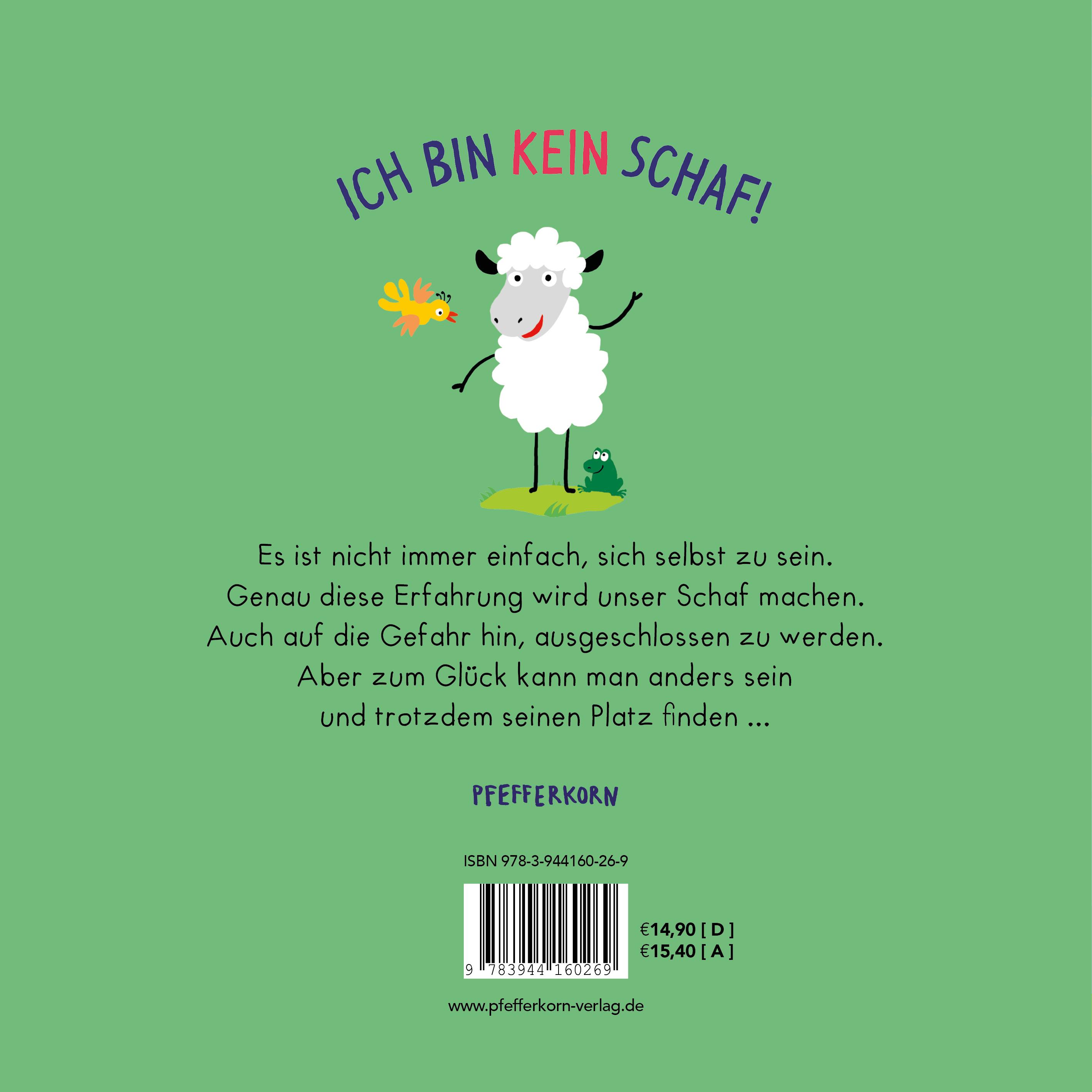 Rückseitencover Ich bin kein Schaf