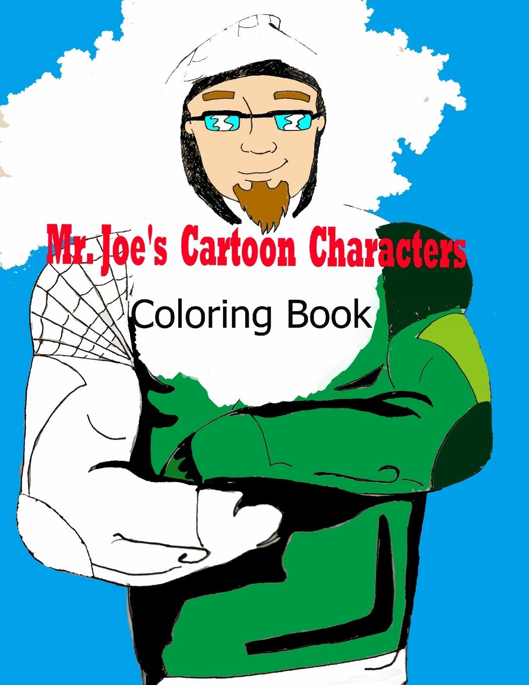Vorderes Coverbild Mr. Joe's Cartoon Characters Coloring Book