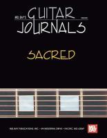 Vorderes Coverbild Mel Bay's Guitar Journals... Sacred