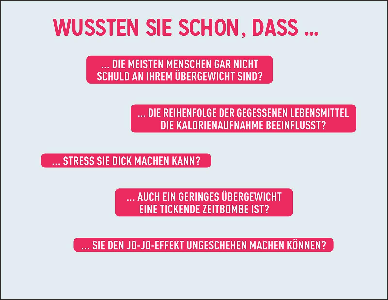 Beispielinhalt (Bild) Schlank für Faule