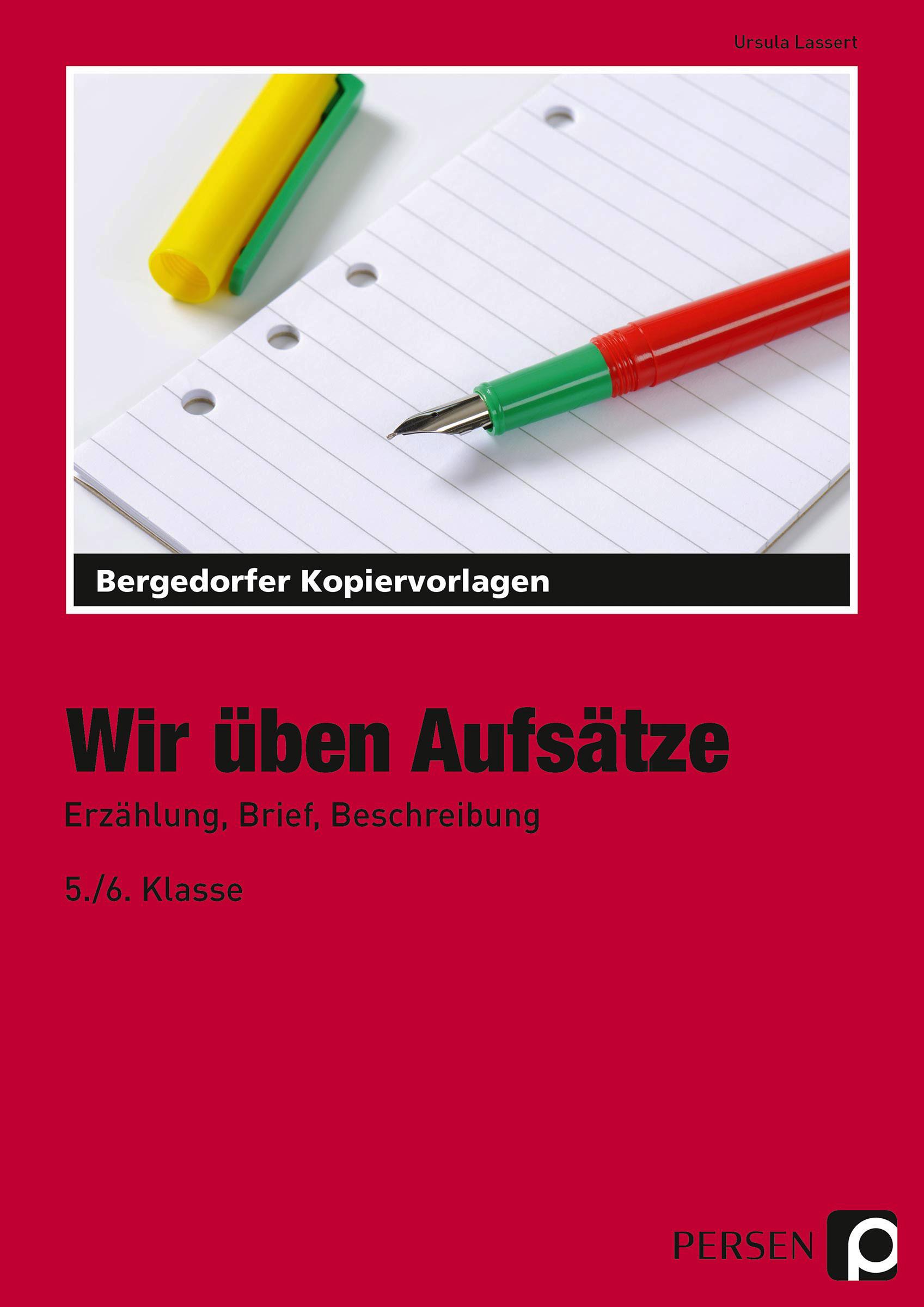 Vorderes Coverbild Wir üben Aufsätze