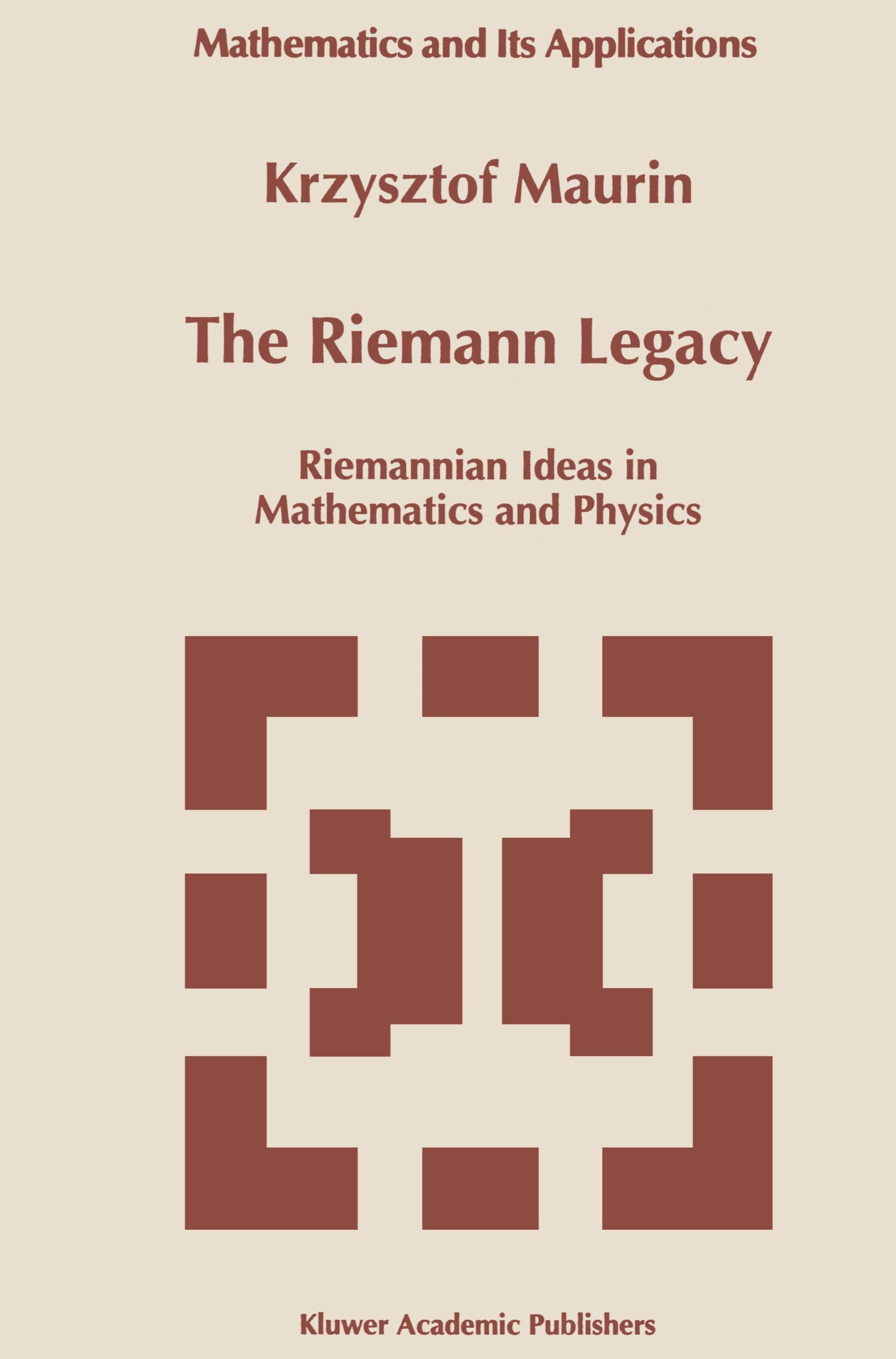 Vorderes Coverbild The Riemann Legacy
