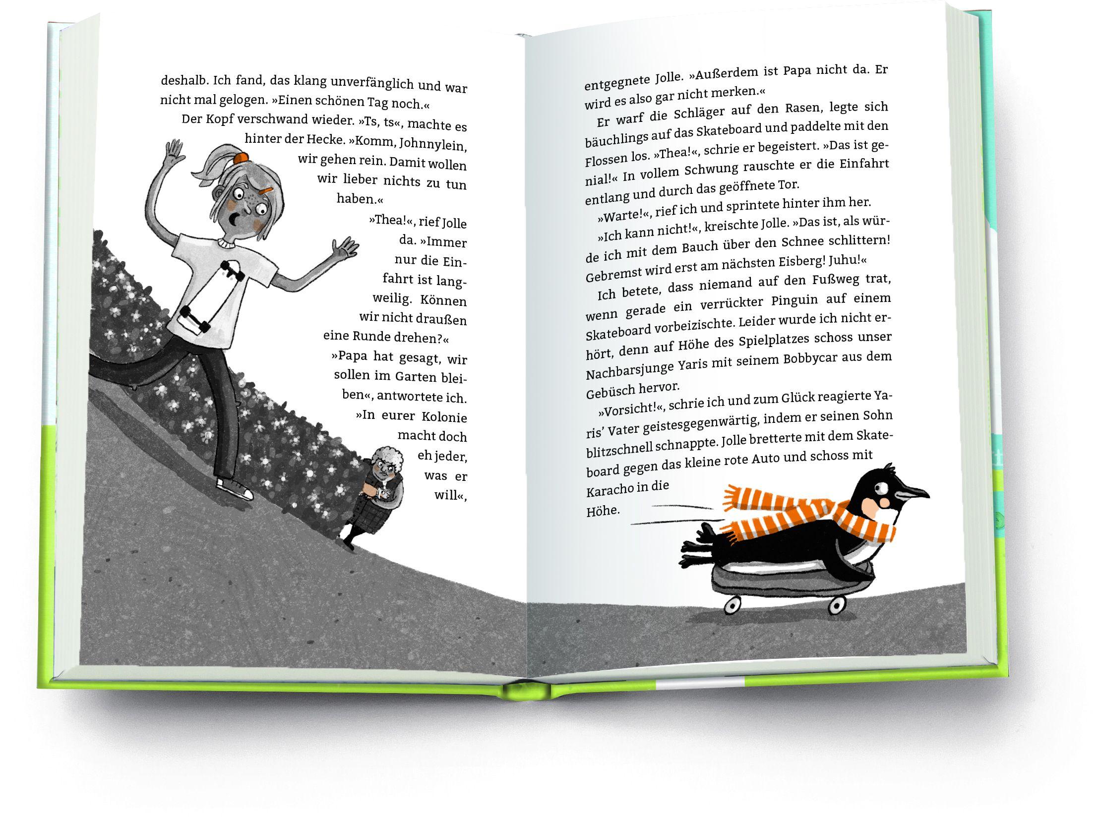 Beispielinhalt (Bild) Jolle und ich (1). Der Tag, an dem ein Pinguin bei uns einzog