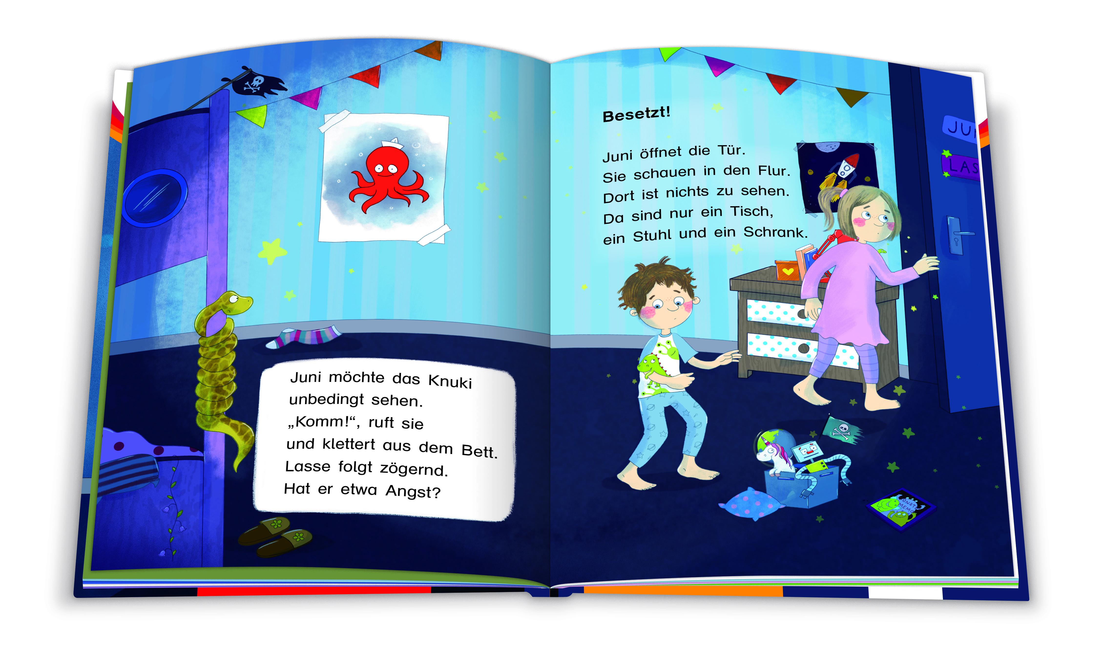 Beispielinhalt (Bild) Juni, Lasse und der Monsterschreck