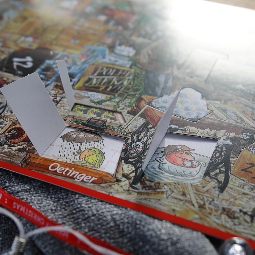 Beispielinhalt (Bild) Pettersson und Findus warten auf Weihnachten. Adventskalender