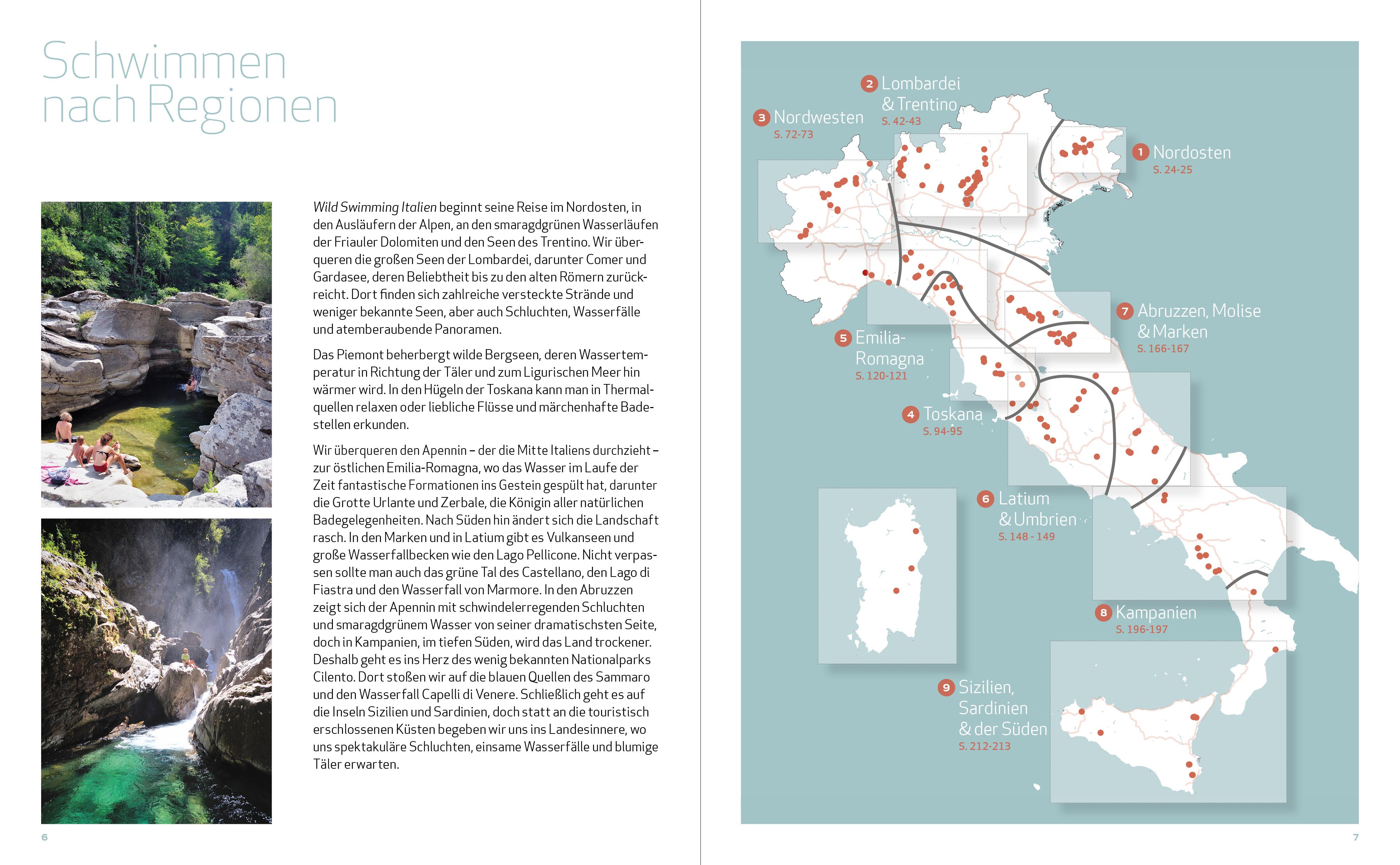 Beispielinhalt (Bild) Wild Swimming Italien
