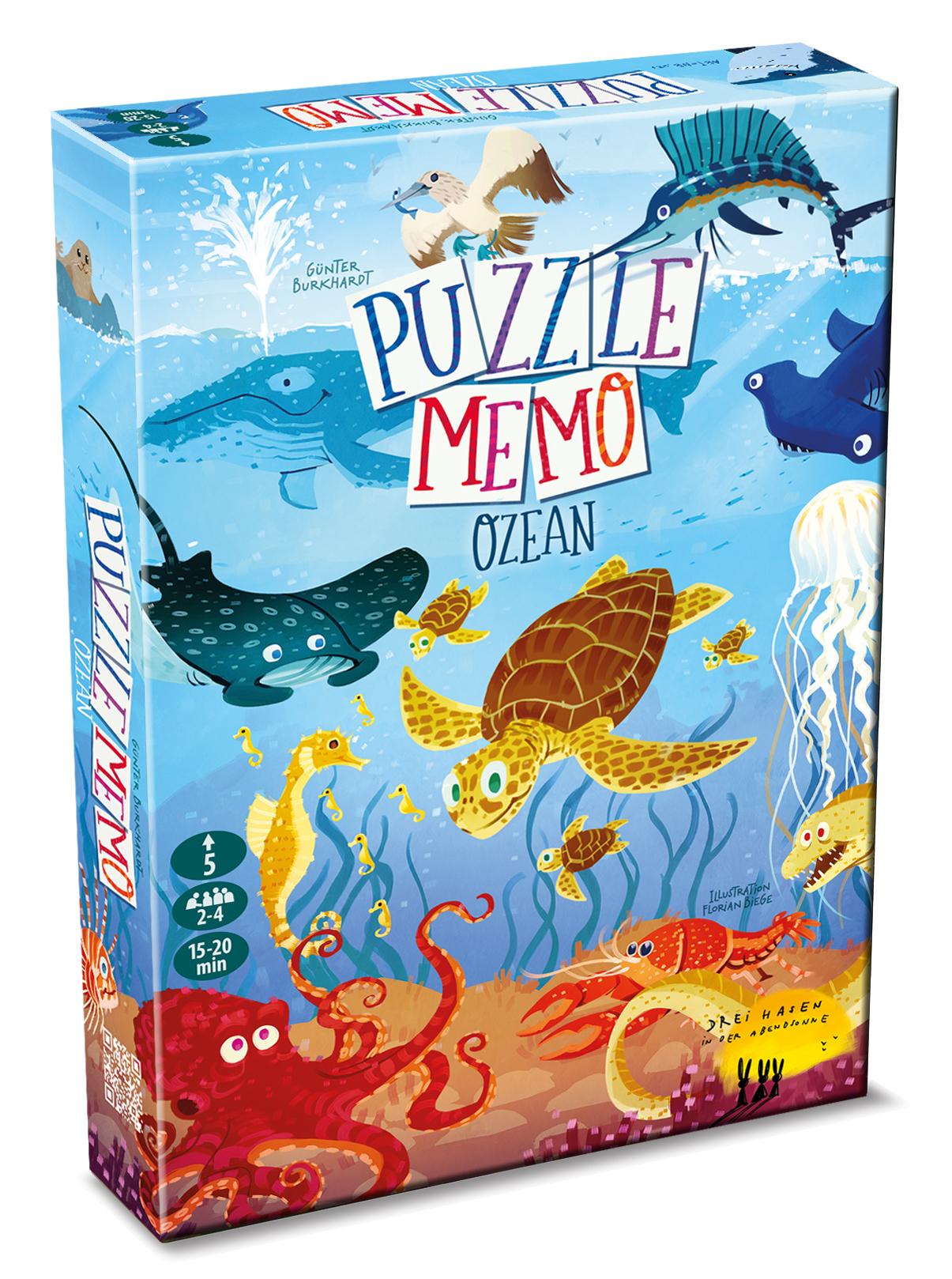 Vorderes Coverbild Puzzle-Memo OZEAN