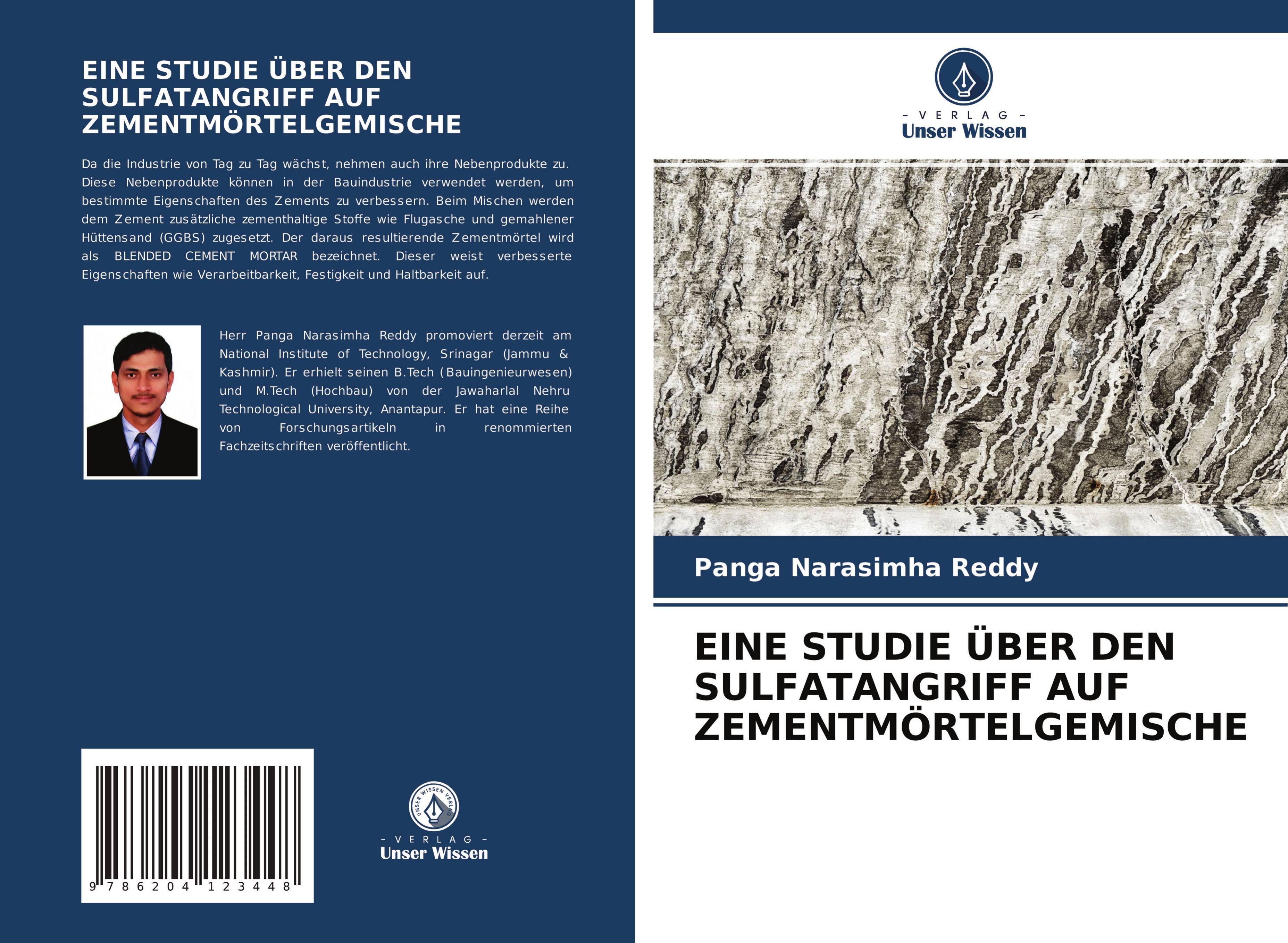 Vorderes Coverbild EINE STUDIE ÜBER DEN SULFATANGRIFF AUF ZEMENTMÖRTELGEMISCHE