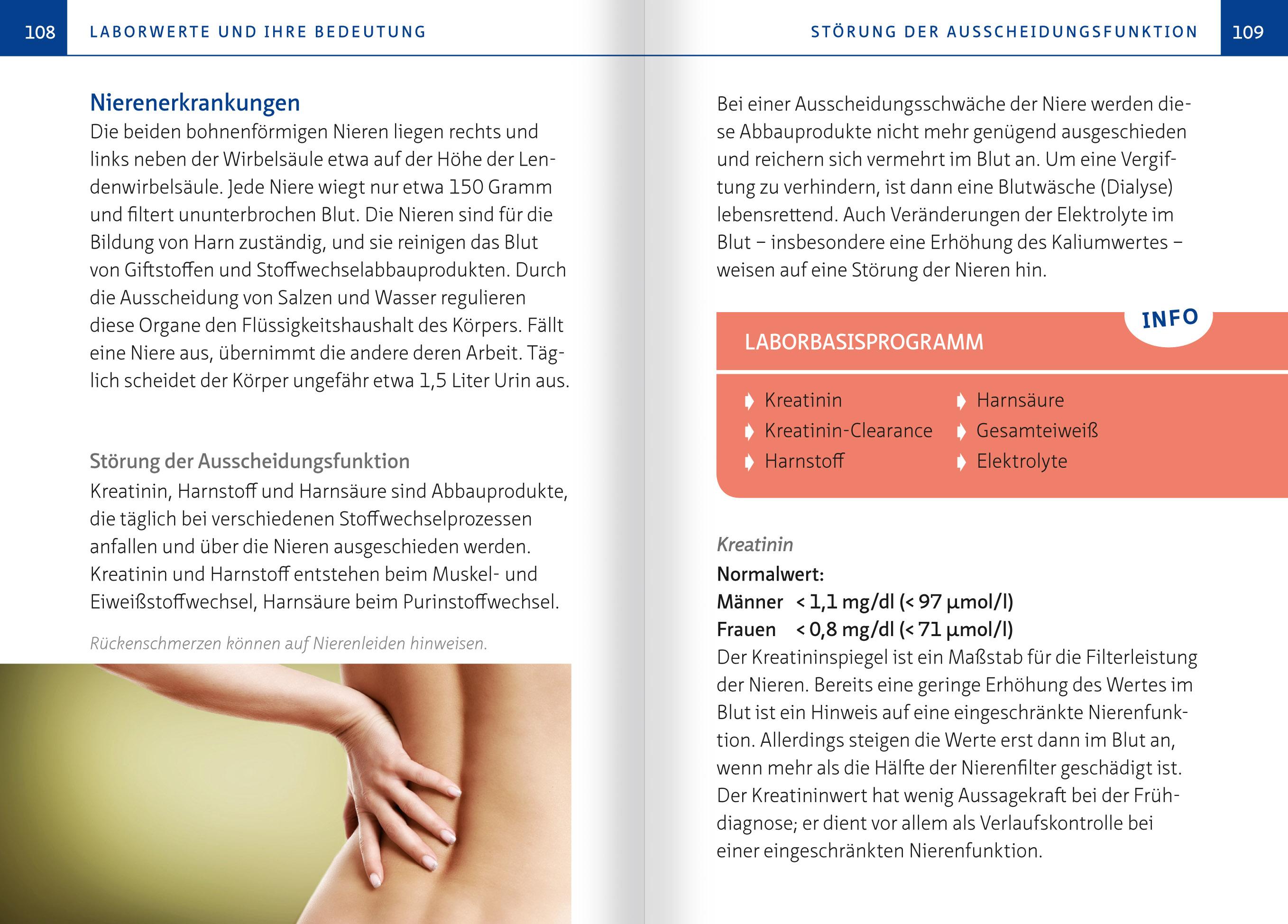 Beispielinhalt (Bild) Laborwerte verstehen. Kompakt-Ratgeber