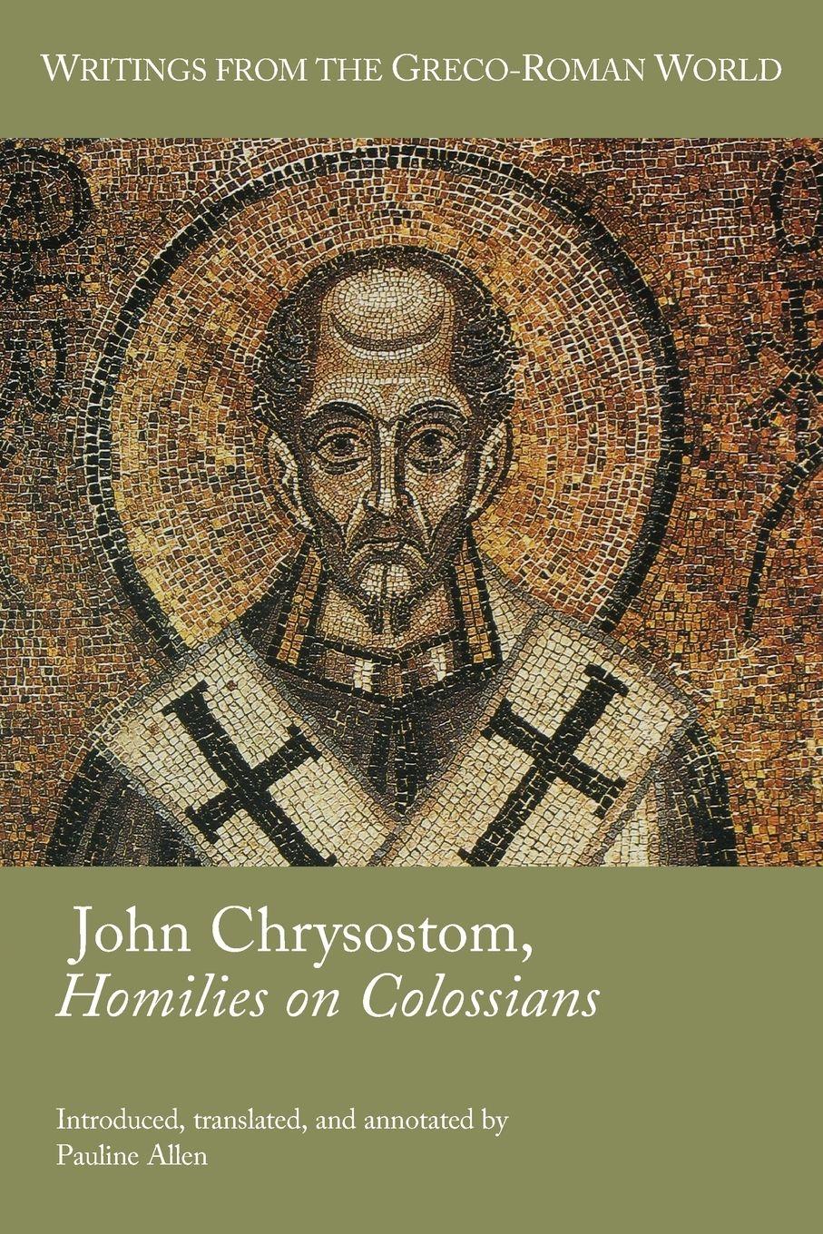 Vorderes Coverbild John Chrysostom, Homilies on Colossians