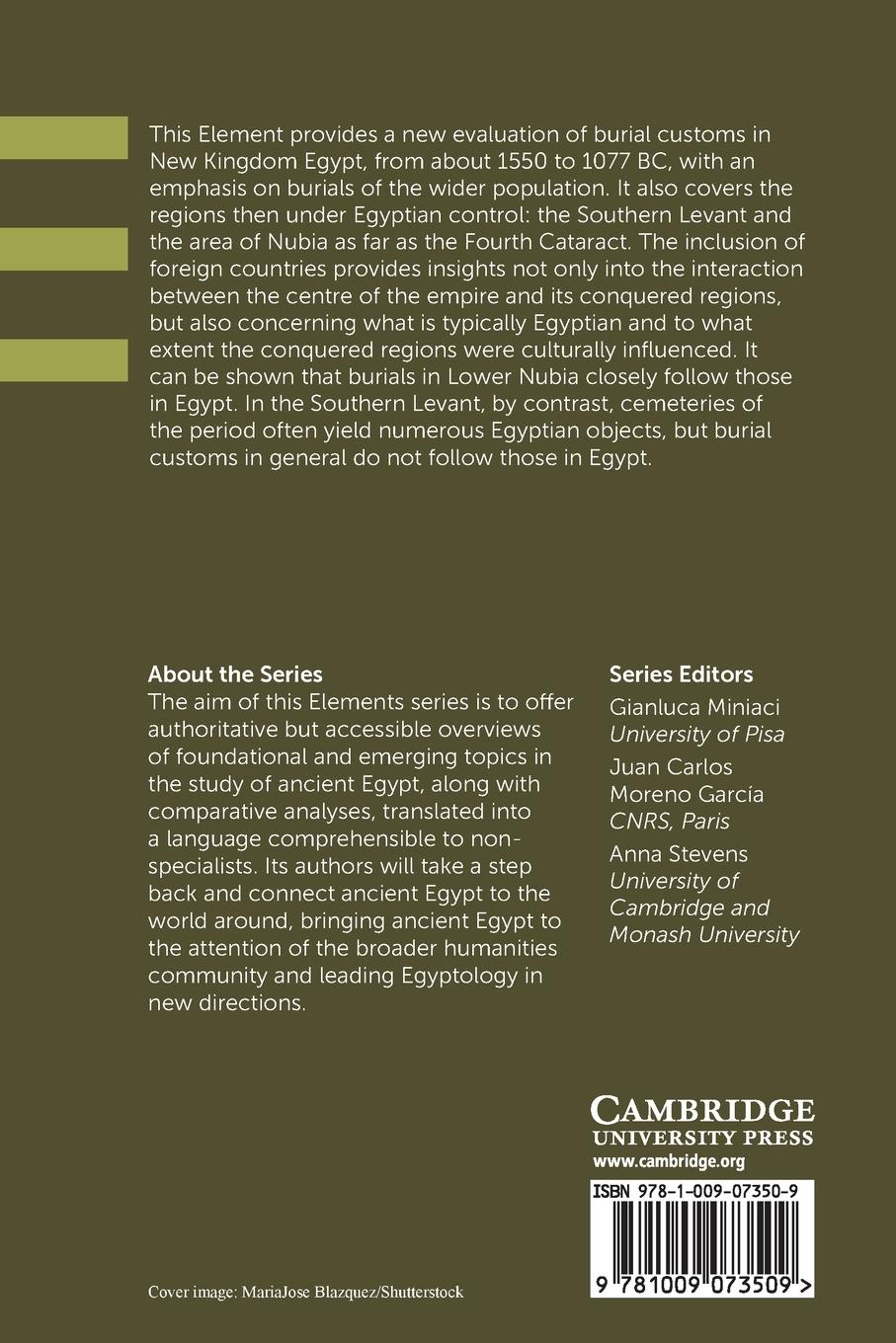 Rückseitencover The Archaeology of Egyptian Non-Royal Burial Customs in New Kingdom Egypt and Its Empire