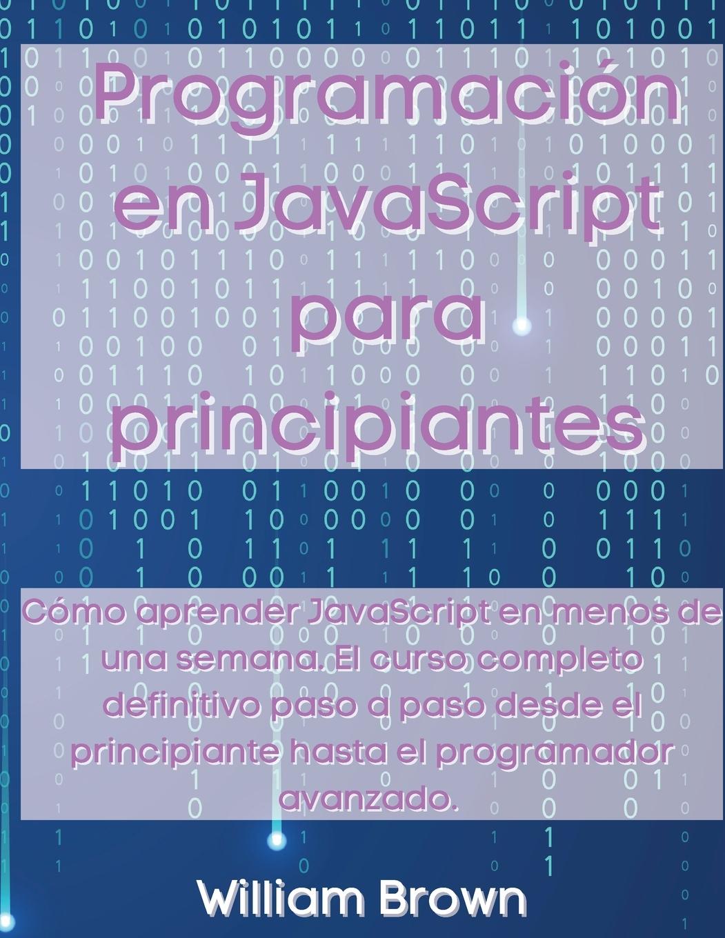 Vorderes Coverbild Programación en JavaScript  para principiantes