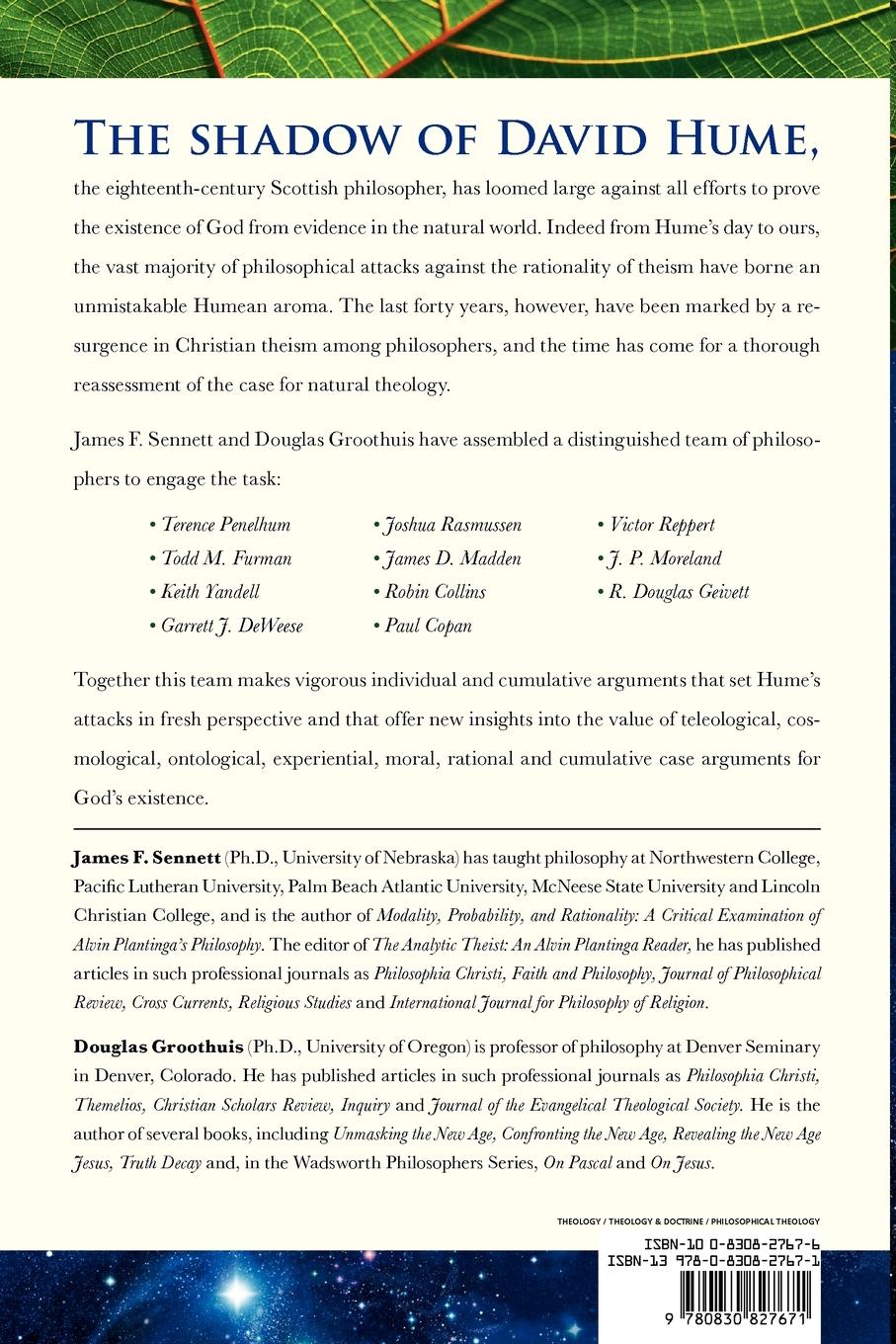 Rückseitencover In Defense of Natural Theology
