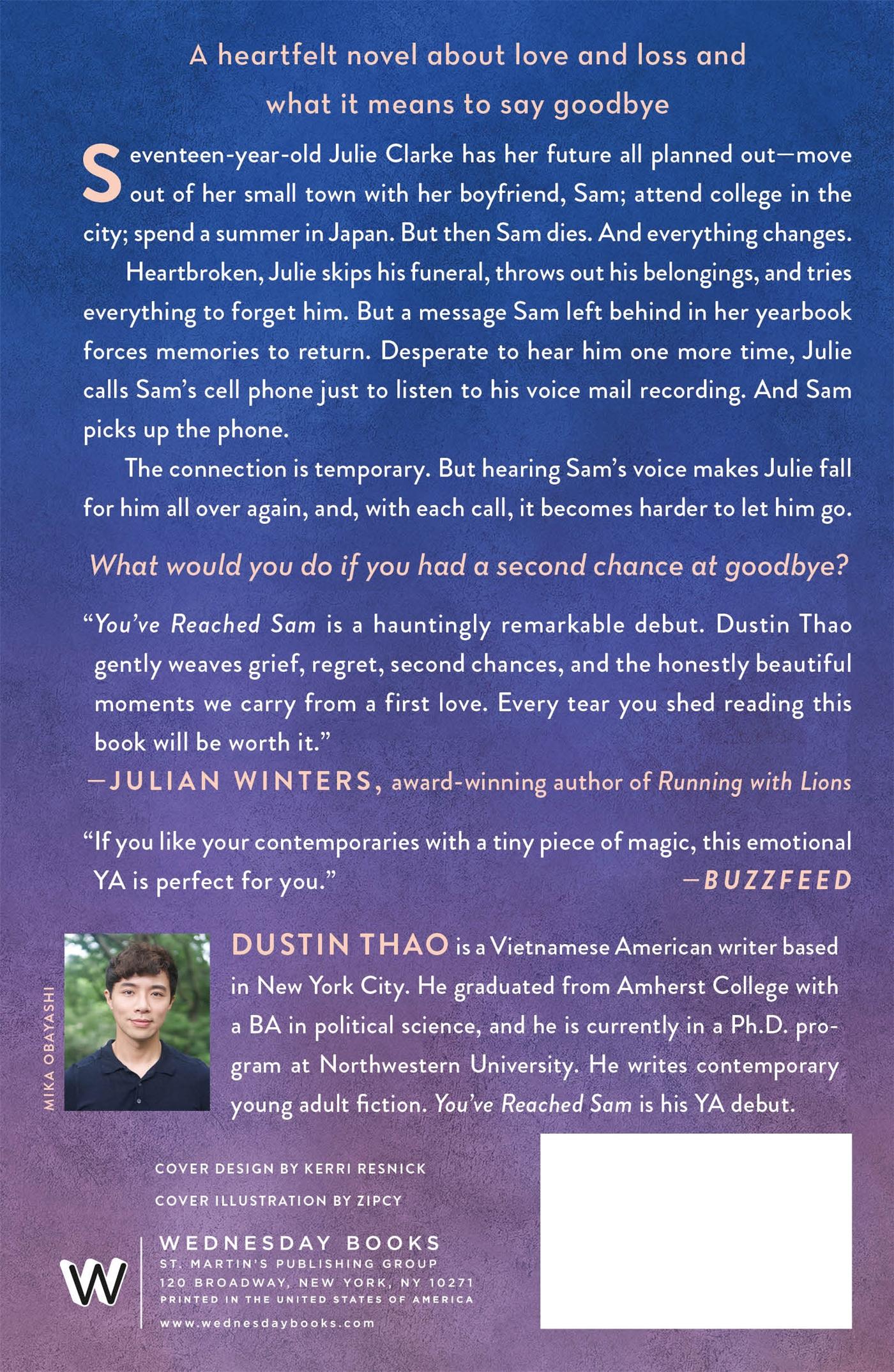 Rückseitencover You've Reached Sam