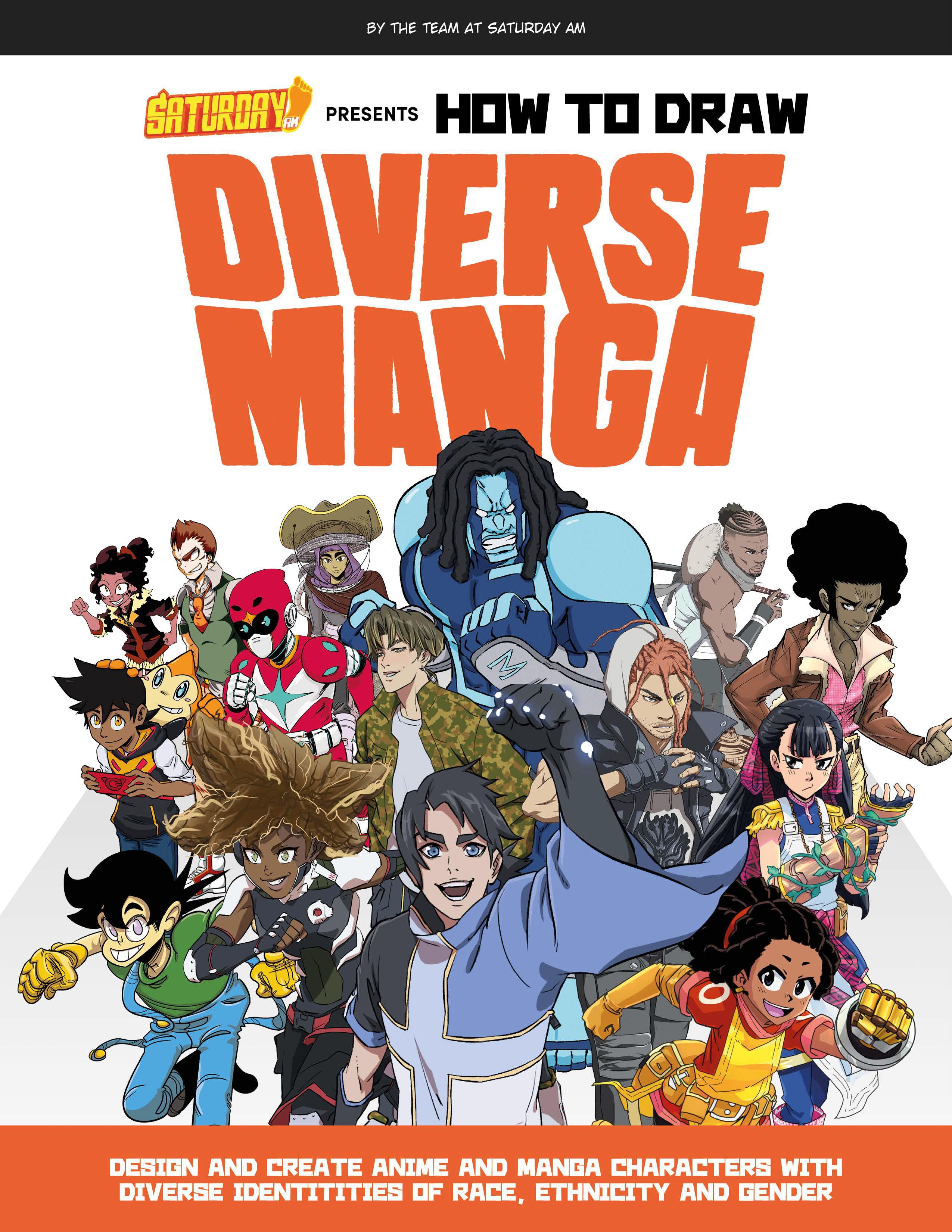 Vorderes Coverbild Saturday Am Presents How to Draw Diverse Manga