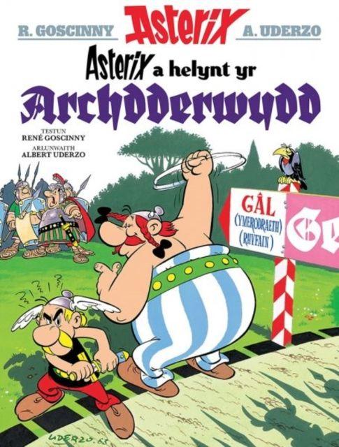 Vorderes Coverbild Asterix a Helynt yr Archdderwydd