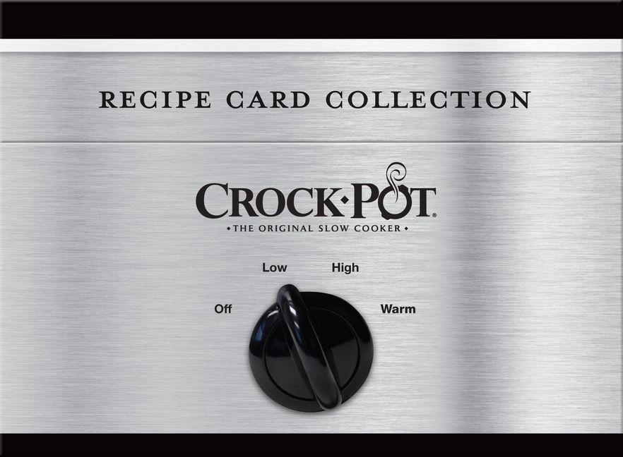 Vorderes Coverbild Crockpot Recipe Card Collection Tin (Silver)