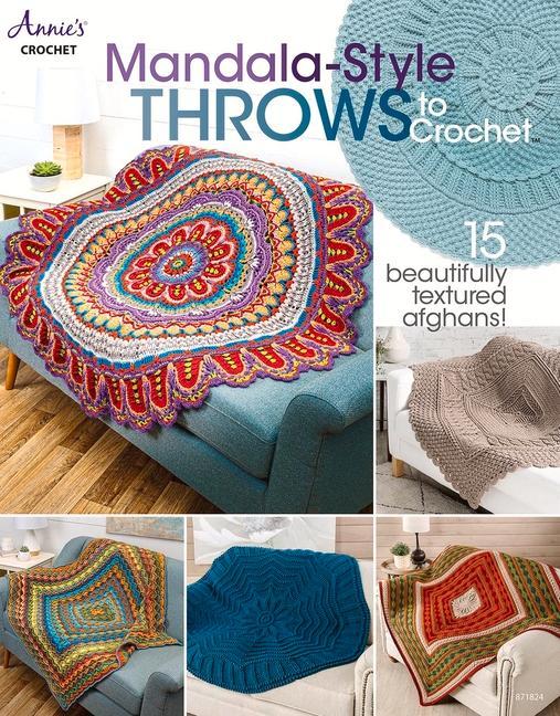 Vorderes Coverbild Mandala-Style Throws to Crochet