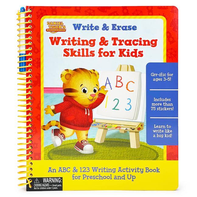 Vorderes Coverbild Daniel Tiger Write & Erase Writing & Tracing Skills for Kids
