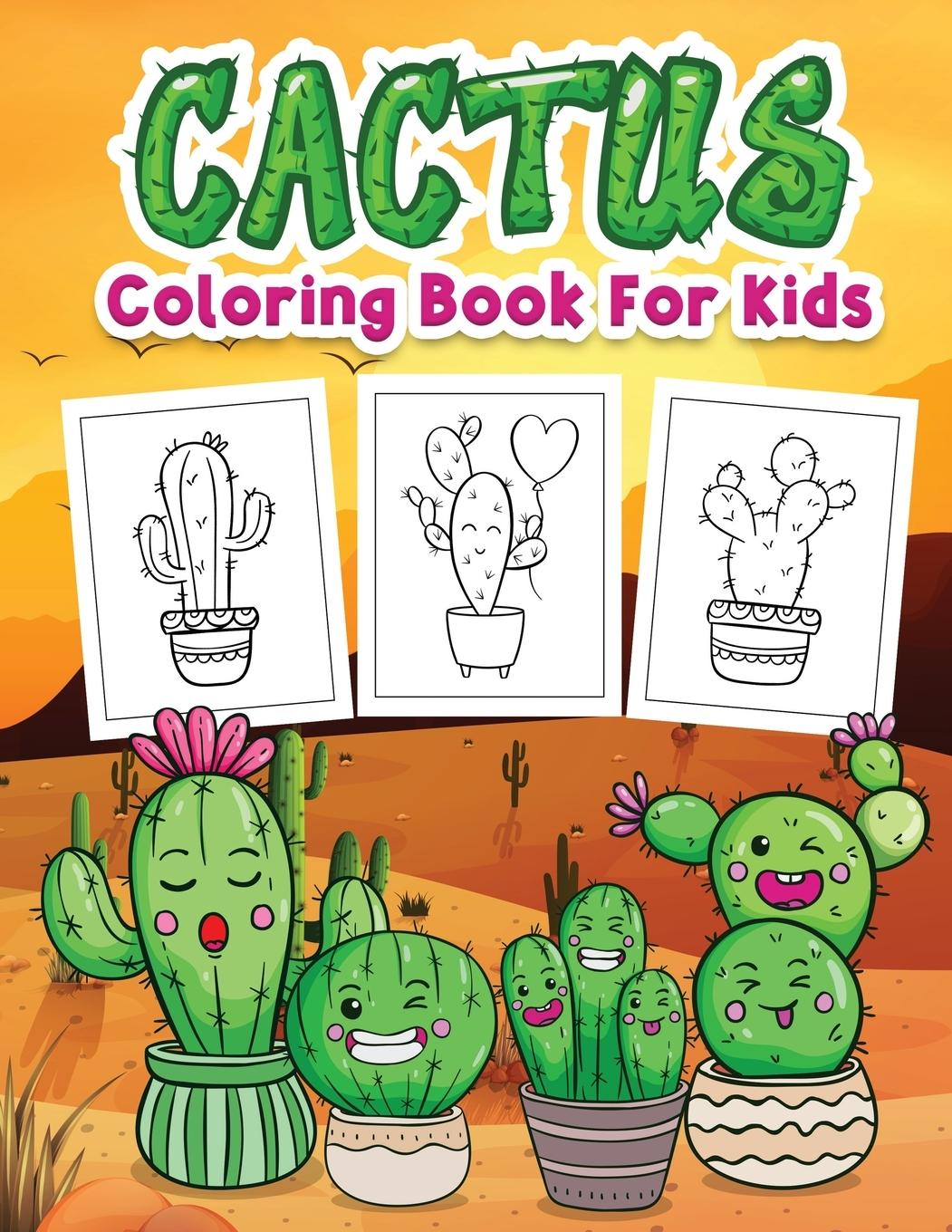 Vorderes Coverbild Cactus Coloring Book for Kids