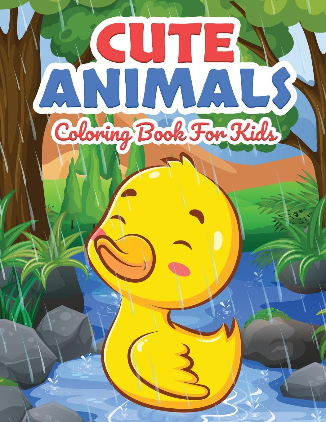 Vorderes Coverbild Cute Animals Coloring Book for Kids