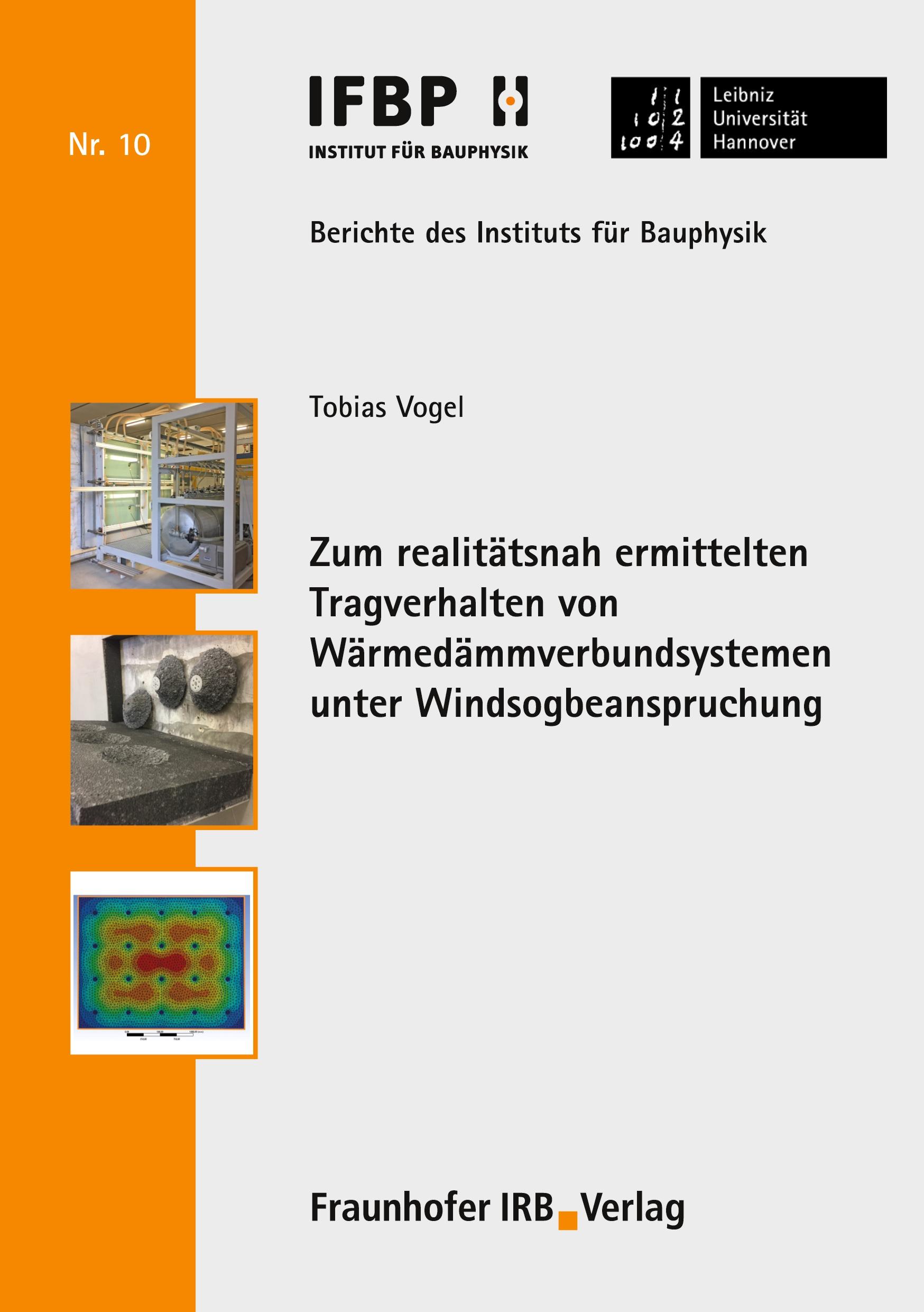 Vorderes Coverbild Zum realitätsnah ermittelten Tragverhalten von Wärmedämmverbundsystemen unter Windsogbeanspruchung.