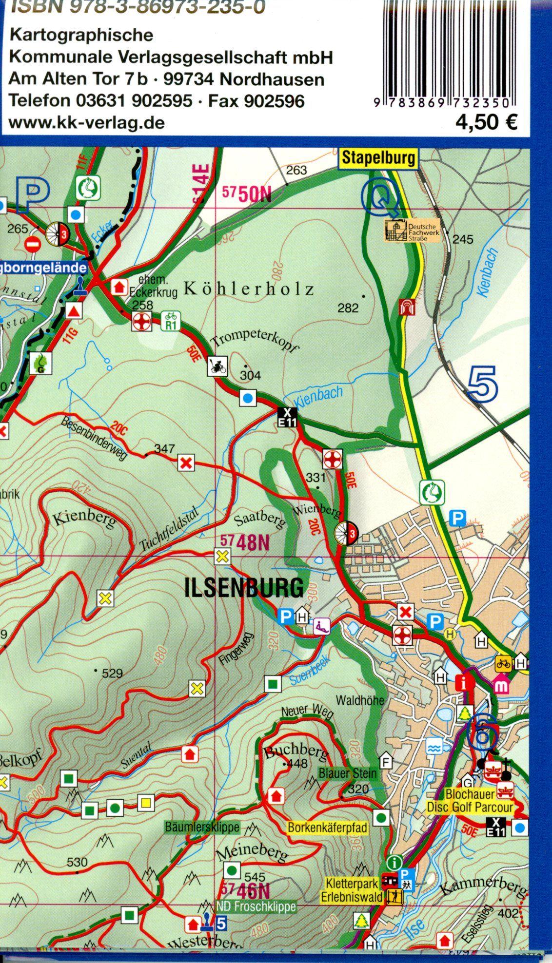 Beispielinhalt (Bild) Goslar - Bad Harzburg - Torfhaus - Altenau 1:33 000