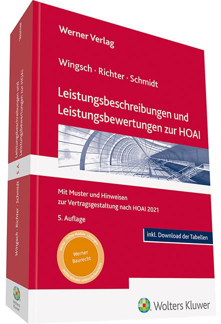 Vorderes Coverbild Leistungsbeschreibungen und Leistungsbewertungen zur HOAI