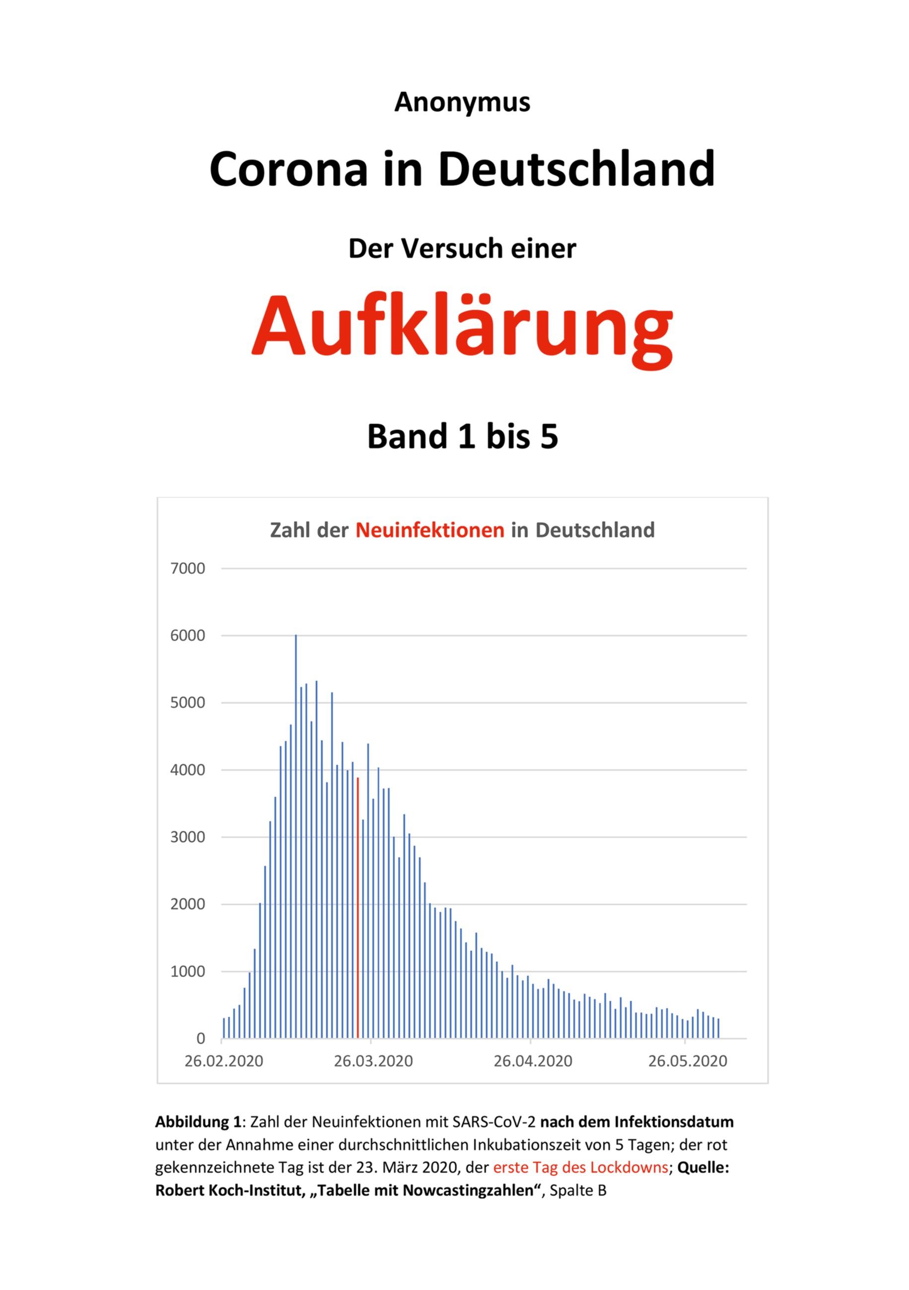 Vorderes Coverbild Corona in Deutschland - Der Versuch einer Aufklärung