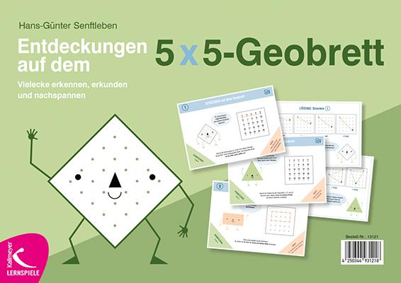 Vorderes Coverbild Kartei: Entdeckungen auf dem 5x5-Geobrett