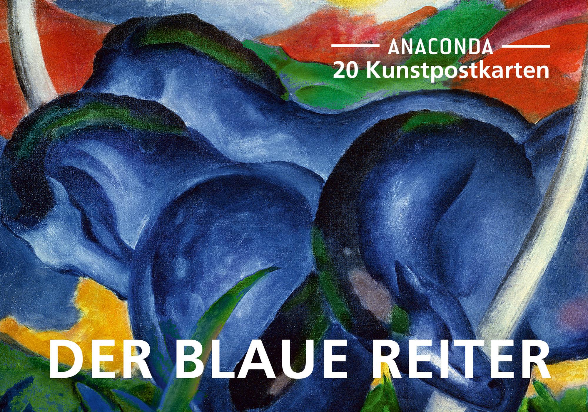 Vorderes Coverbild Postkarten-Set Der Blaue Reiter