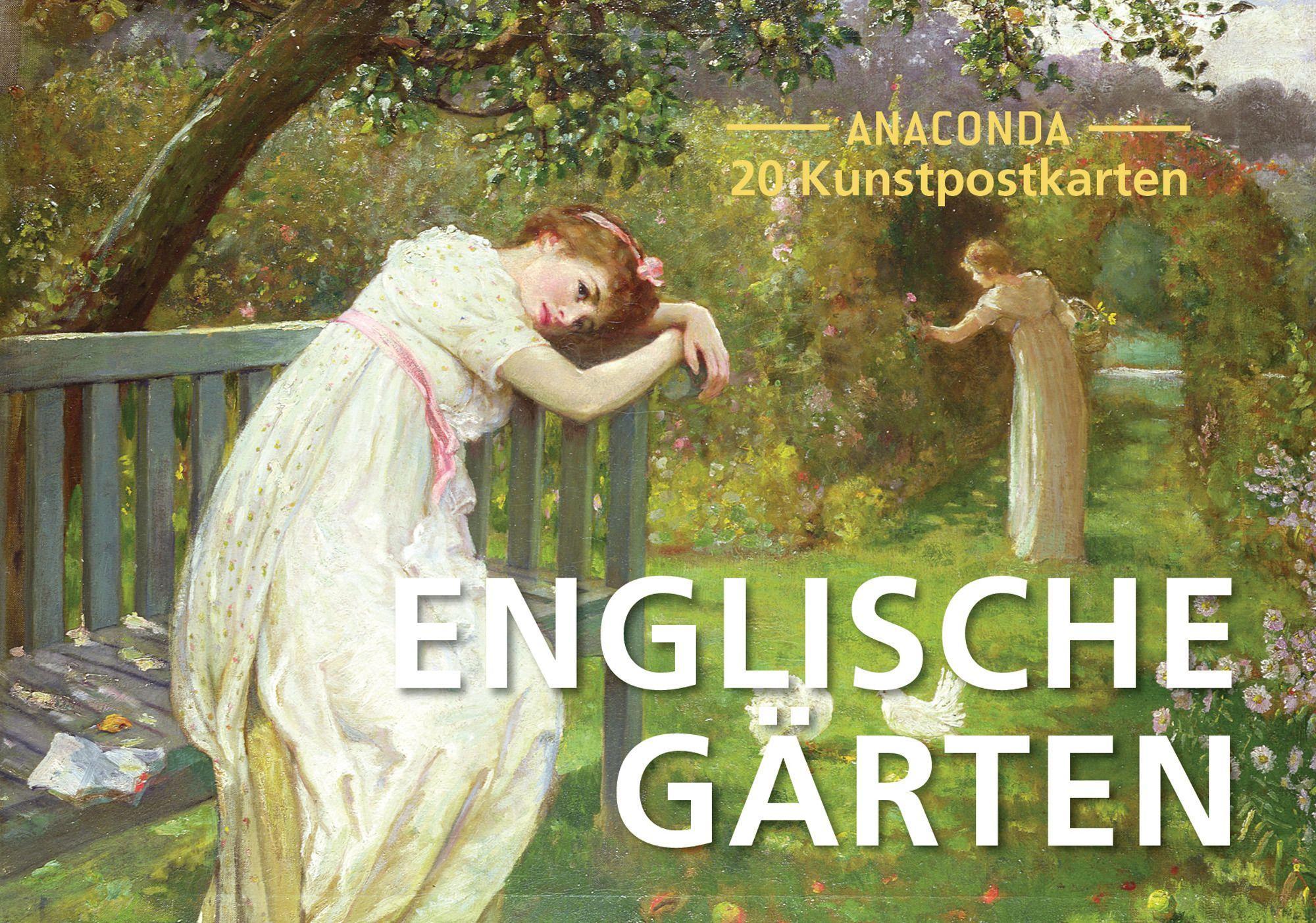 Vorderes Coverbild Postkarten-Set Englische Gärten