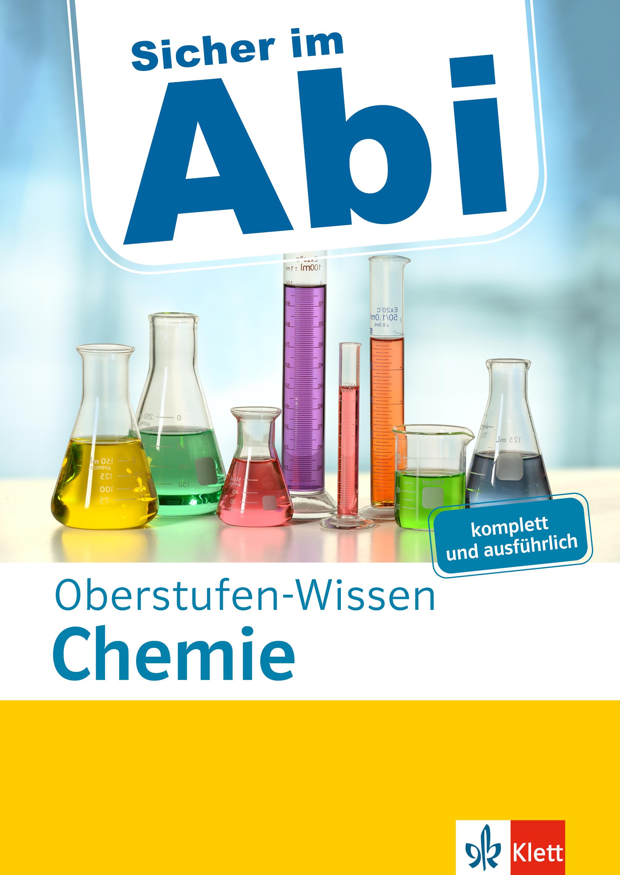 Vorderes Coverbild Klett Sicher im Abi Oberstufen-Wissen Chemie
