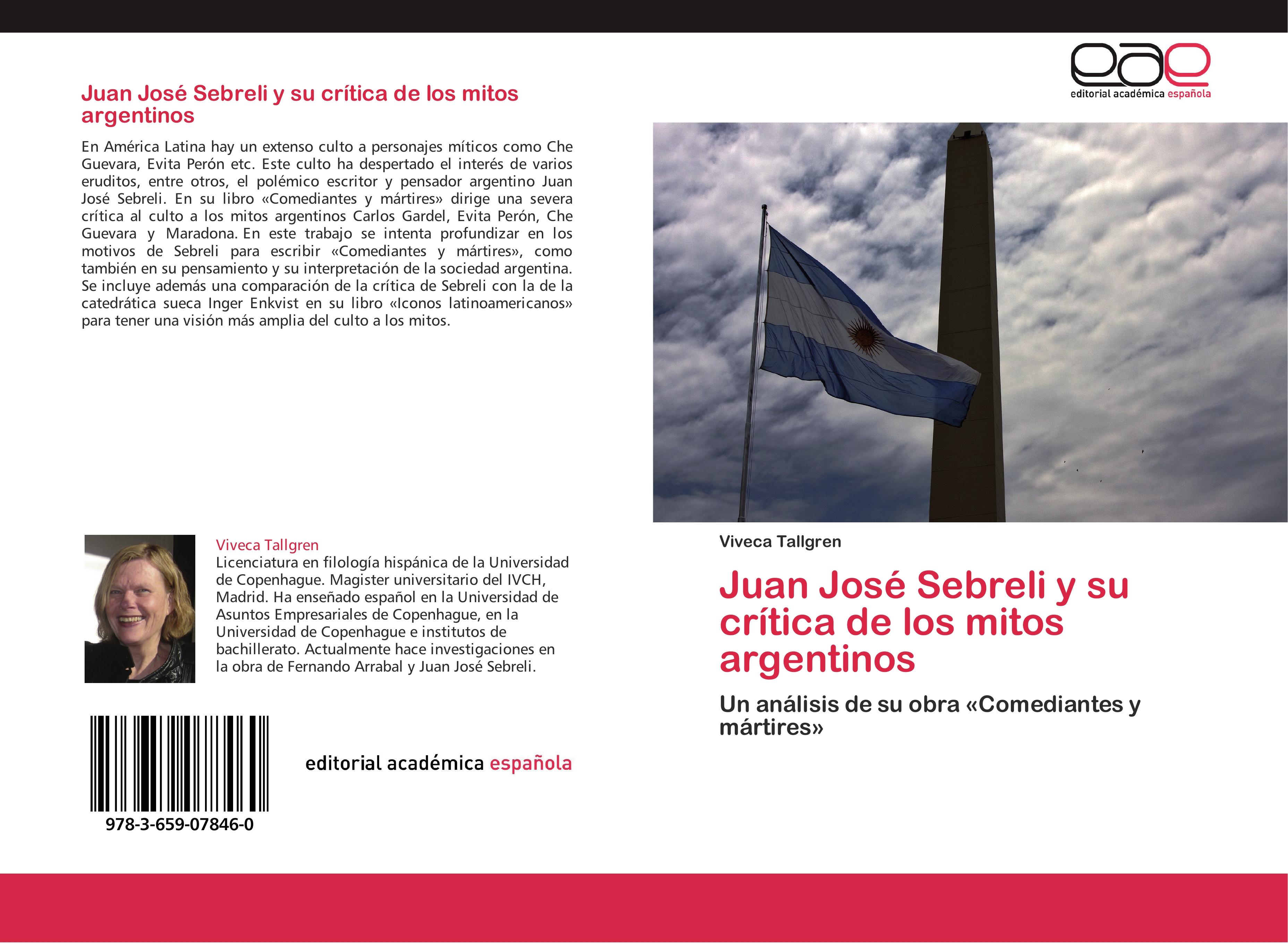 Vorderes Coverbild Juan José Sebreli y su crítica de los mitos argentinos