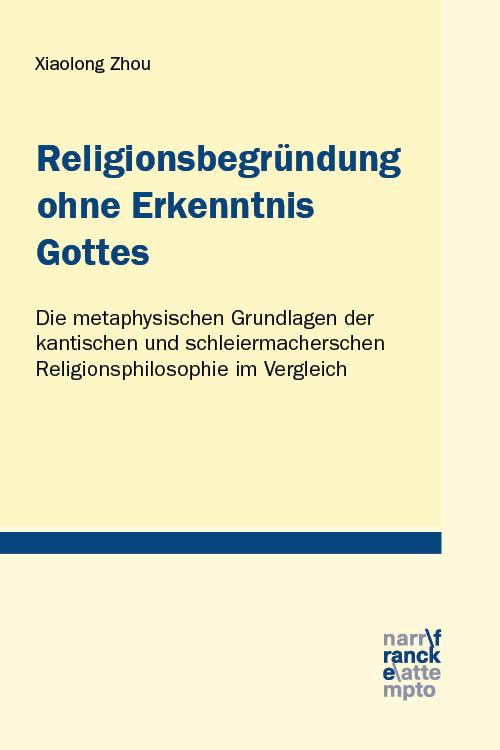 Vorderes Coverbild Religionsbegründung ohne Erkenntnis Gottes