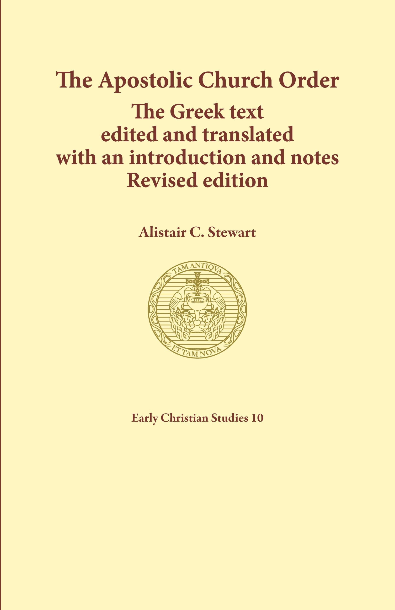 Vorderes Coverbild The Apostolic Church Order