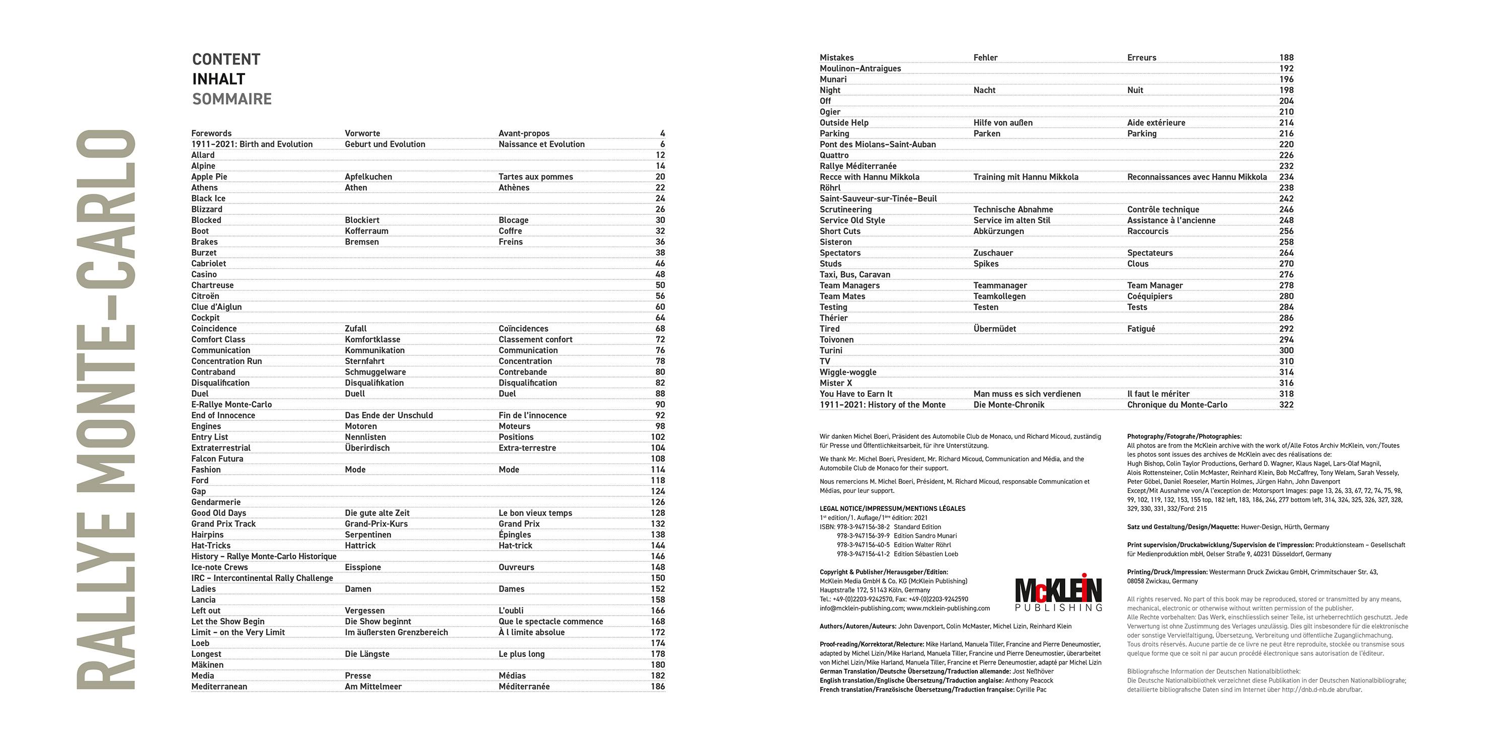 Beispielinhalt (Bild) Rallye Monte-Carlo