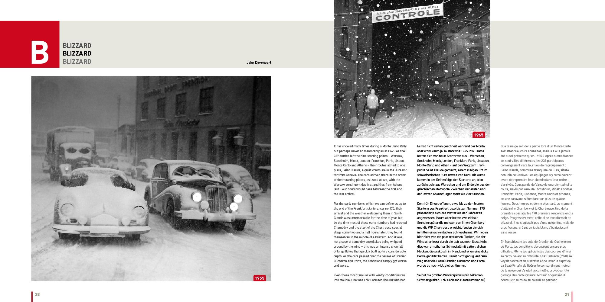 Beispielinhalt (Bild) Rallye Monte-Carlo