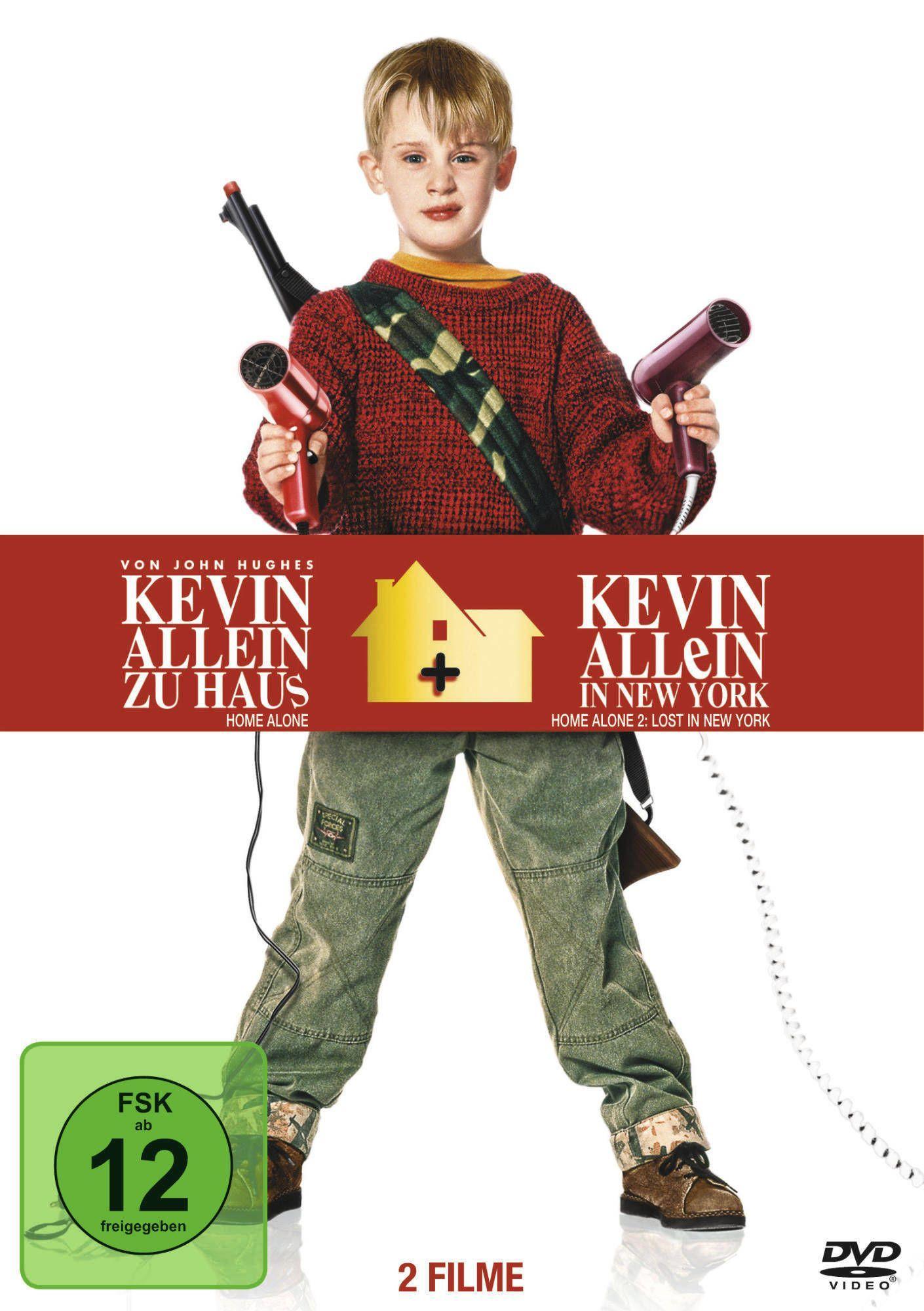 Vorderes Coverbild Kevin - Allein zu Haus / Kevin - Allein in New York (2 Filme, 1 Disc)