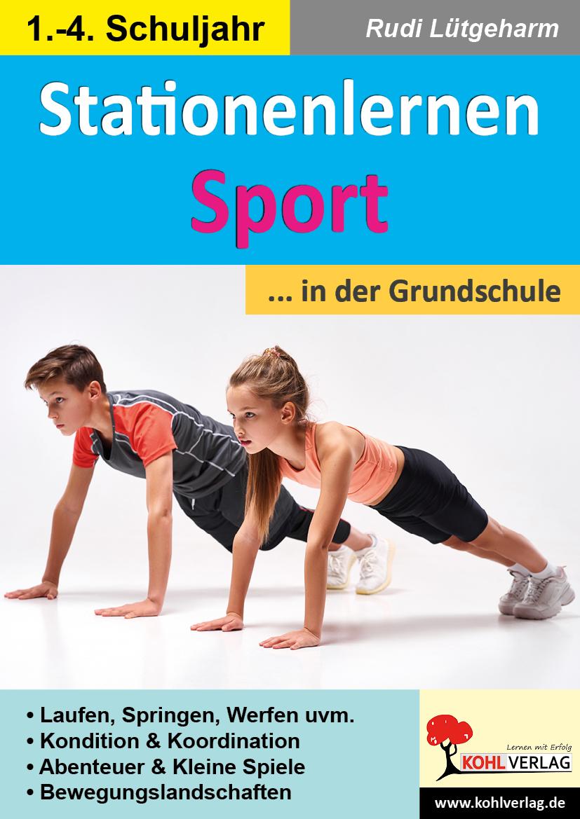 Vorderes Coverbild Stationenlernen Sport ... in der Grundschule
