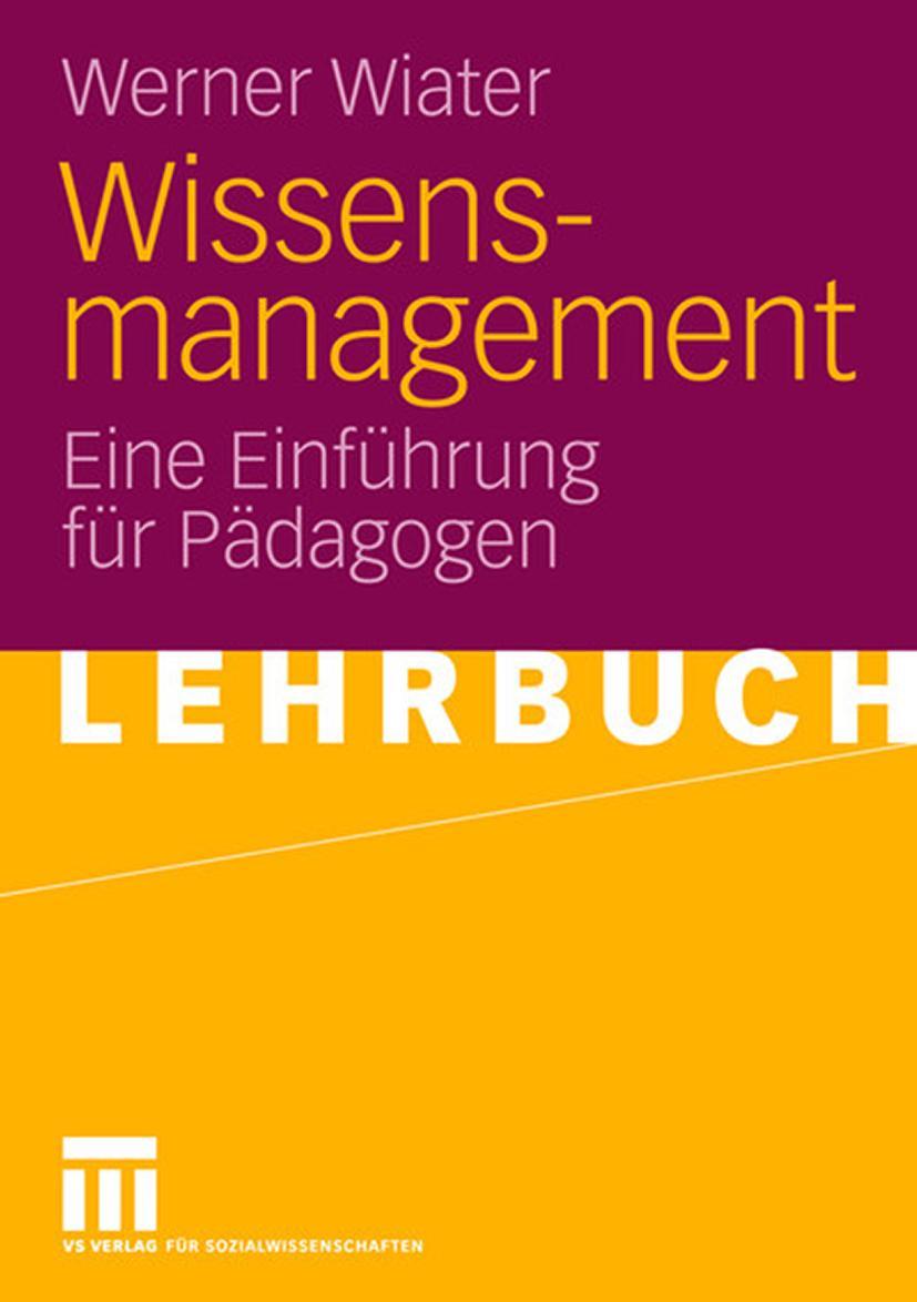 Vorderes Coverbild Wissensmanagement