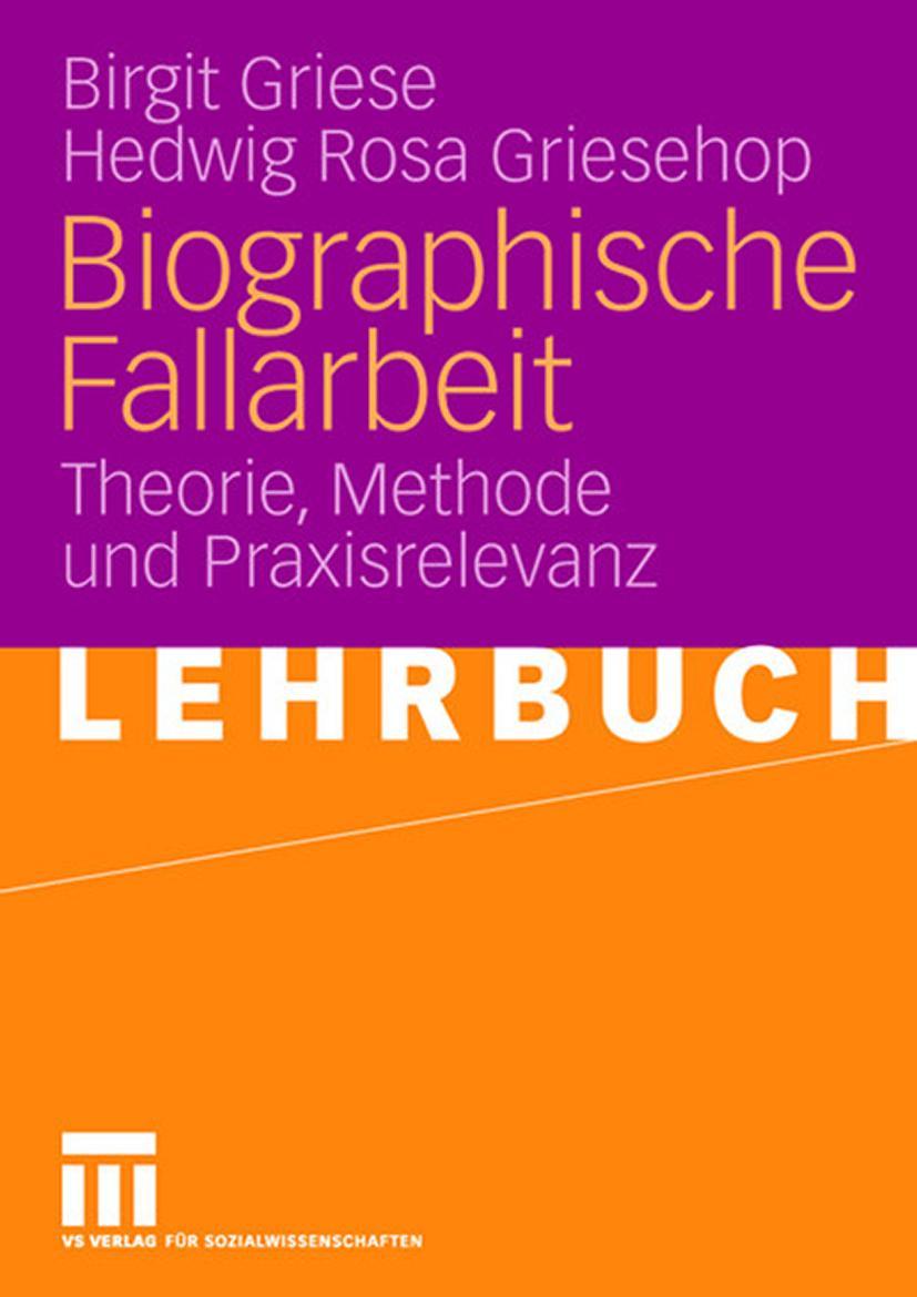 Vorderes Coverbild Biographische Fallarbeit