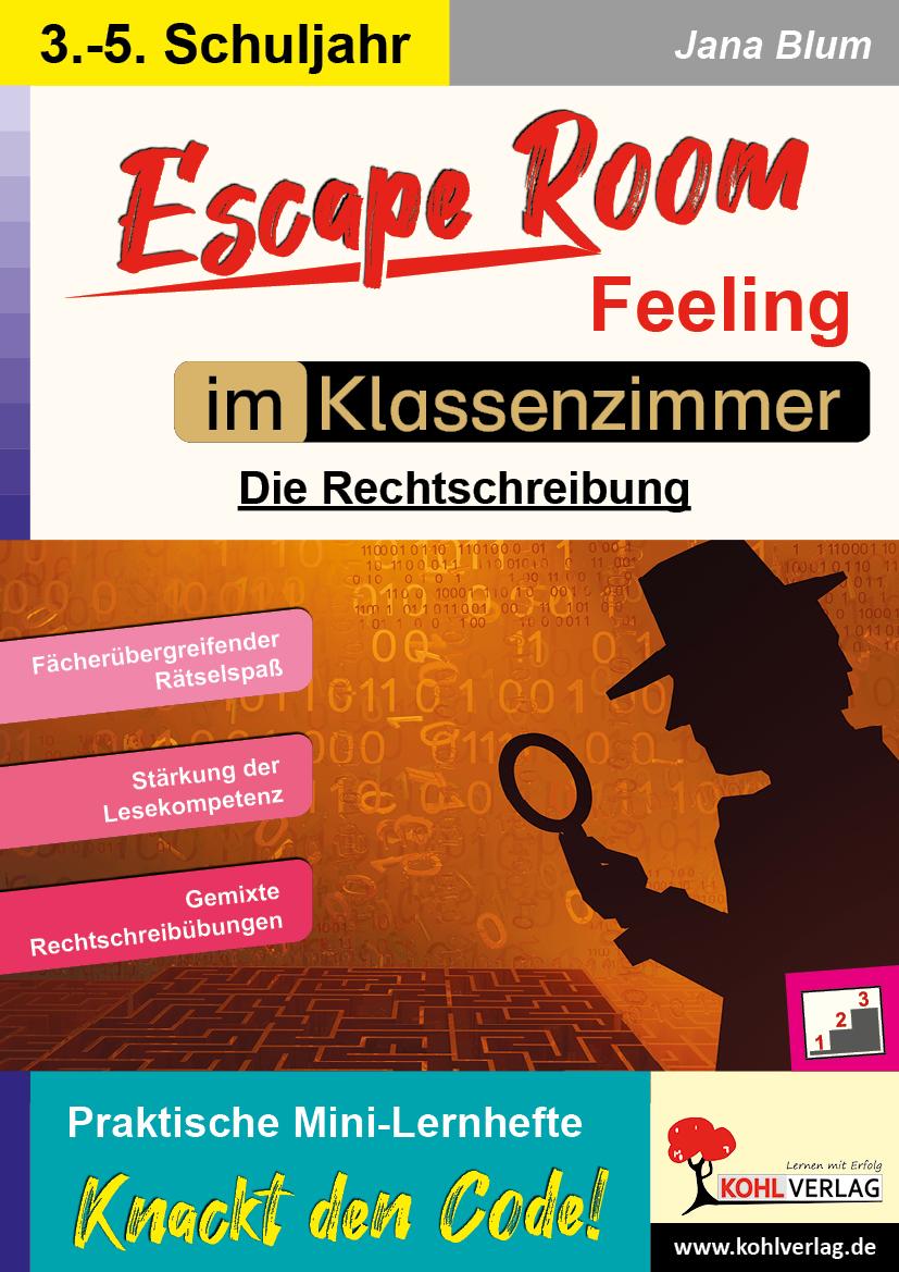 Vorderes Coverbild Escape Room Feeling im Klassenzimmer