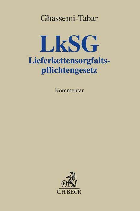 Vorderes Coverbild Lieferkettensorgfaltspflichtengesetz
