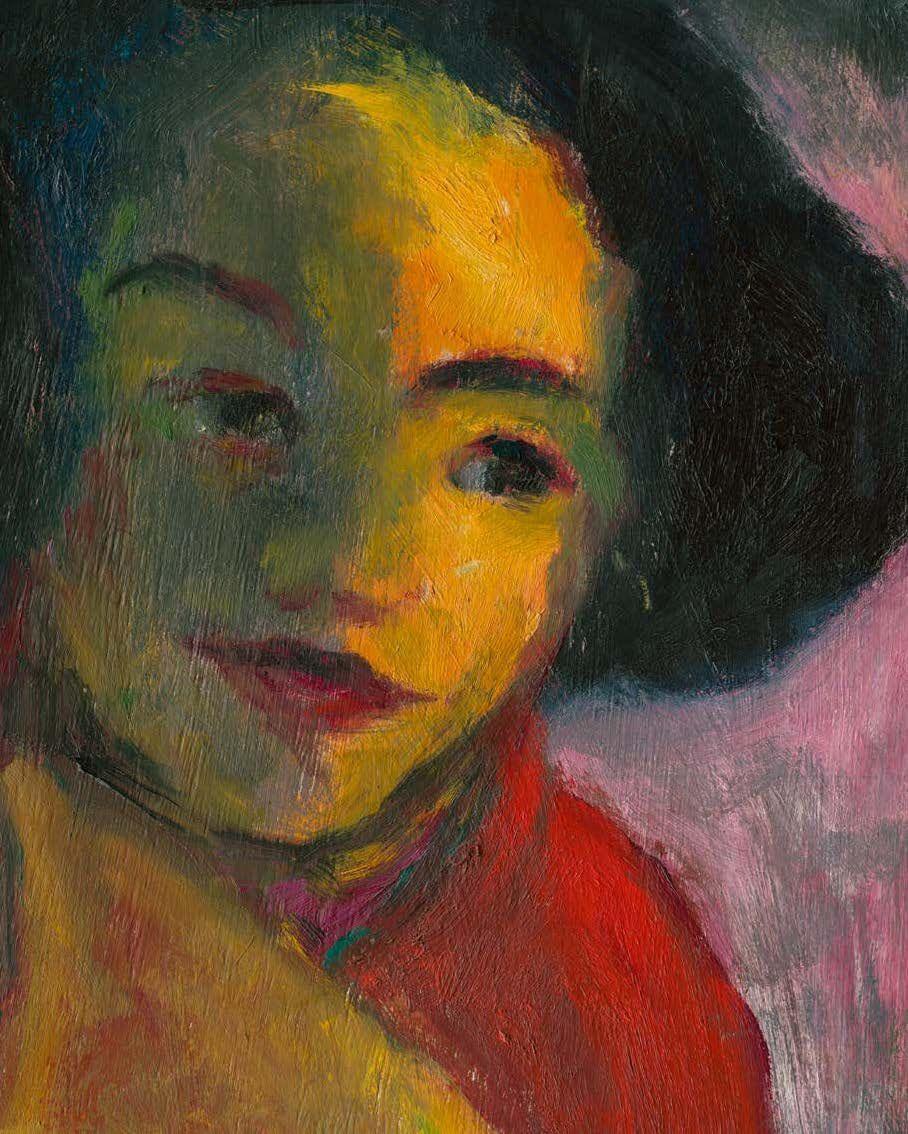 Beispielinhalt (Bild) Emil Noldes Malweise